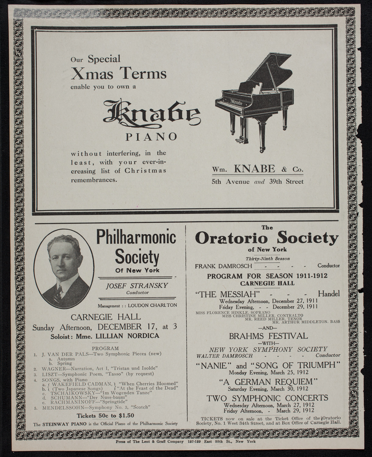 Symphony Concert for Young People, December 16, 1911, program page 12