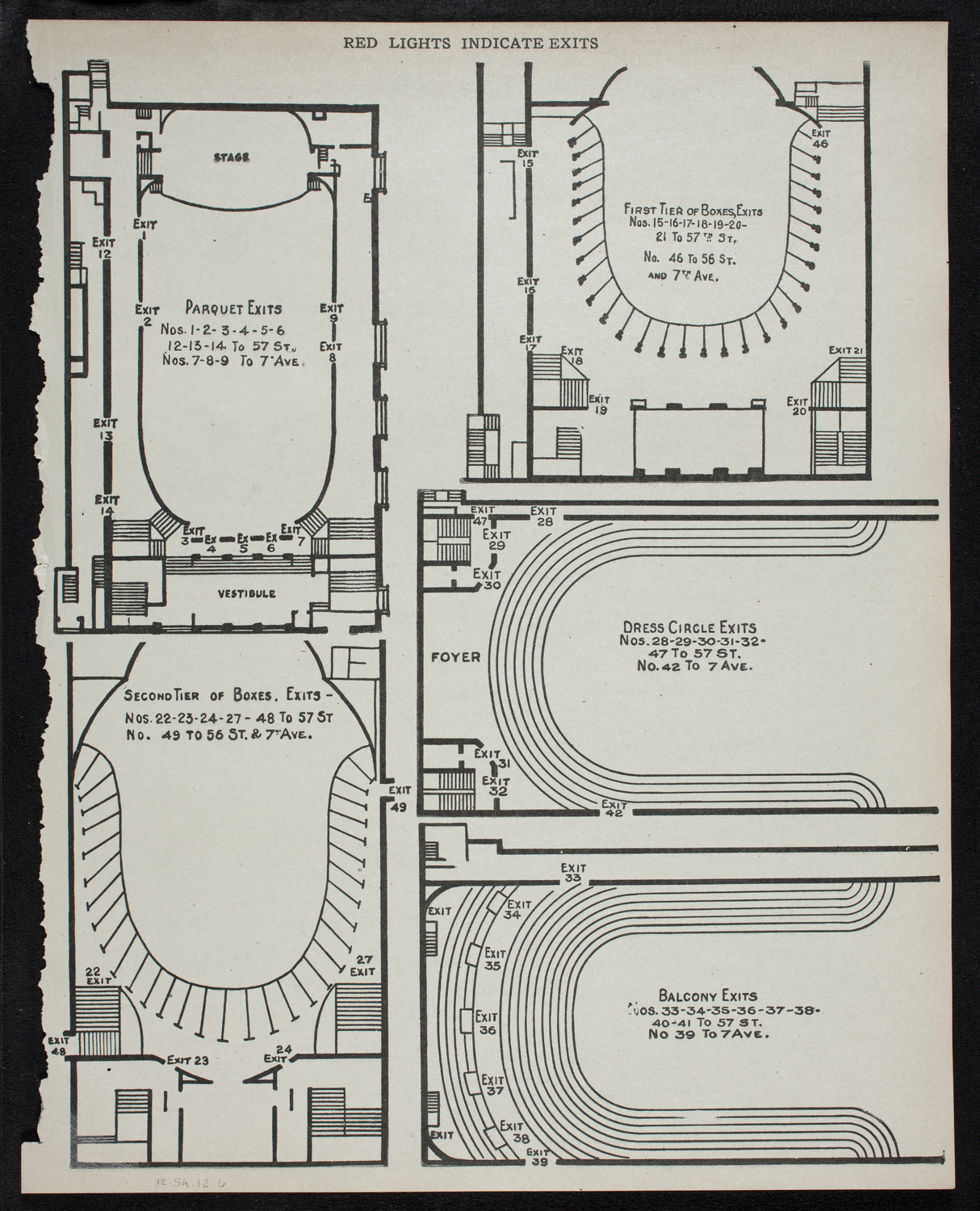 Eugène Ysaÿe, Violin, December 5, 1912, program page 11