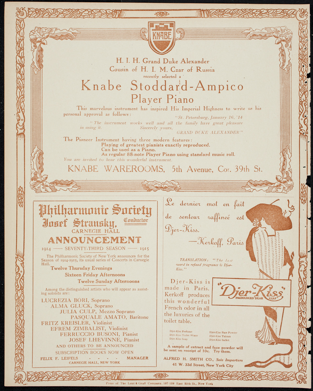 The Ellery Band, May 1, 1914, program page 12