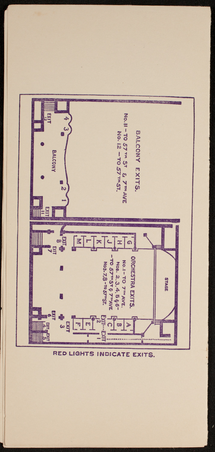 Amateur Comedy Club, February 14, 1912, program page 8