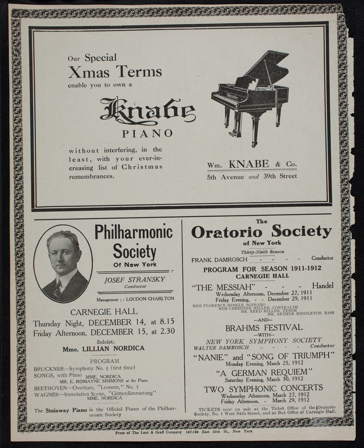 Elmendorf Lecture: Naples and Environs, December 11, 1911, program page 12