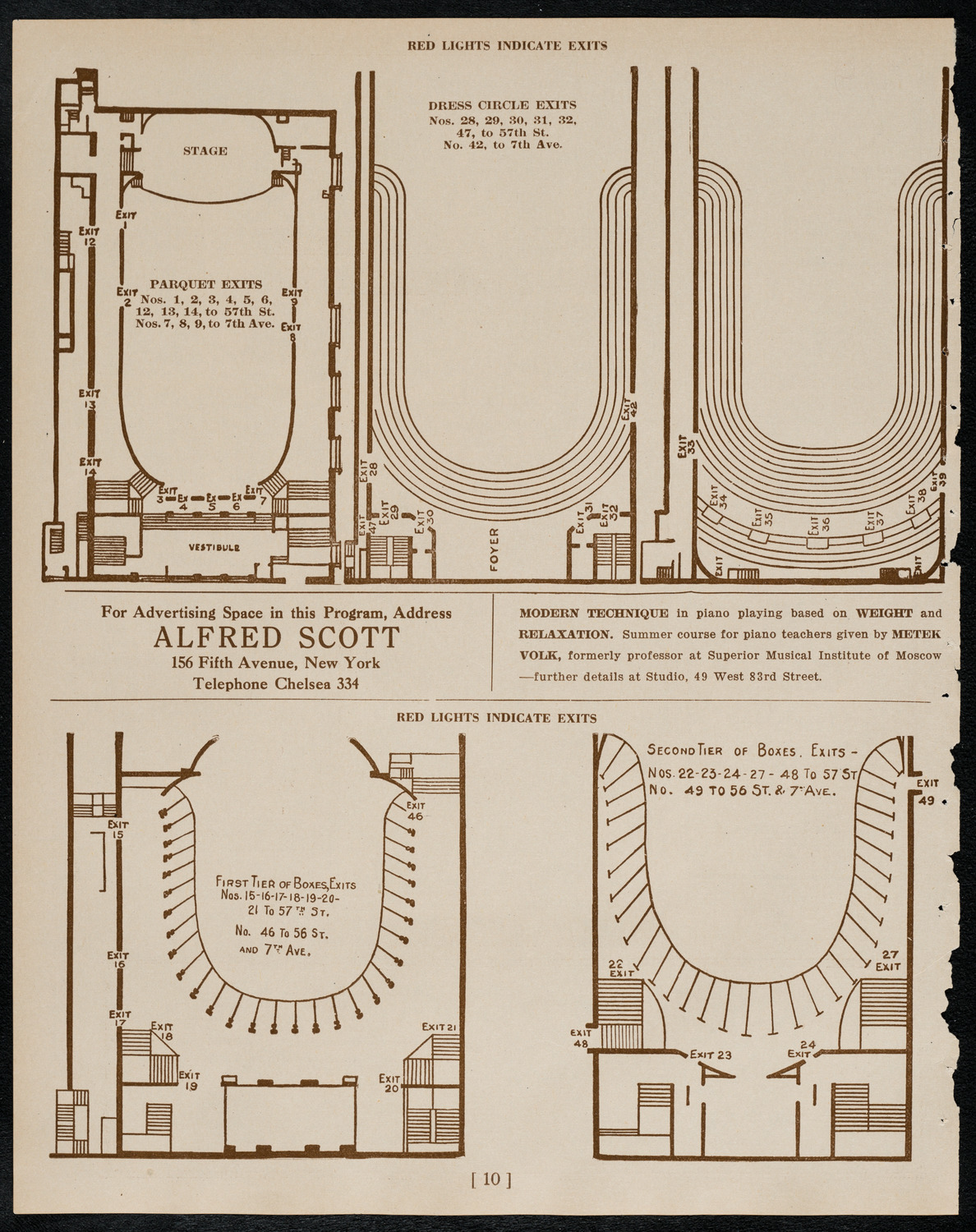 Alice Verlet, Soprano, March 17, 1922, program page 10