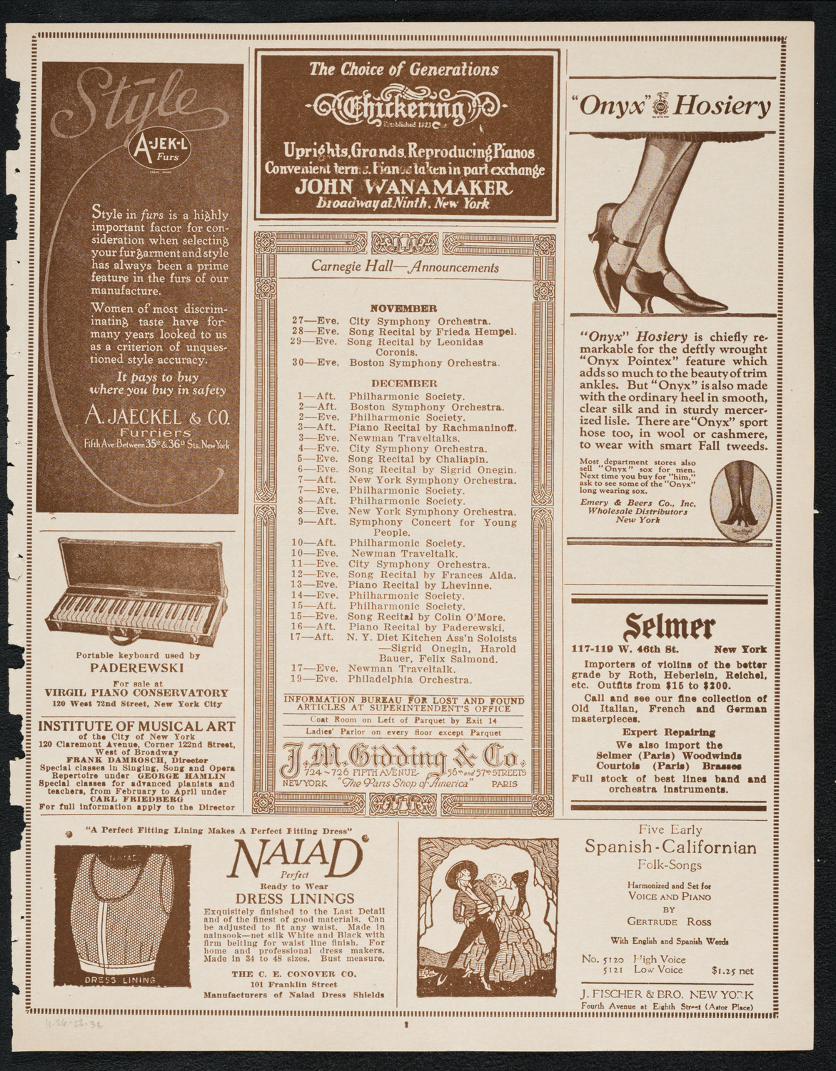 Newman Traveltalks: Victoria Falls, November 26, 1922, program page 3