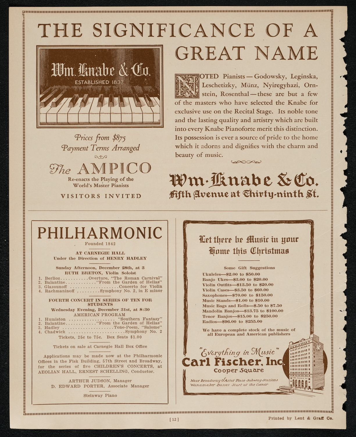 Newman Traveltalks: Around the World, December 23, 1924, program page 12