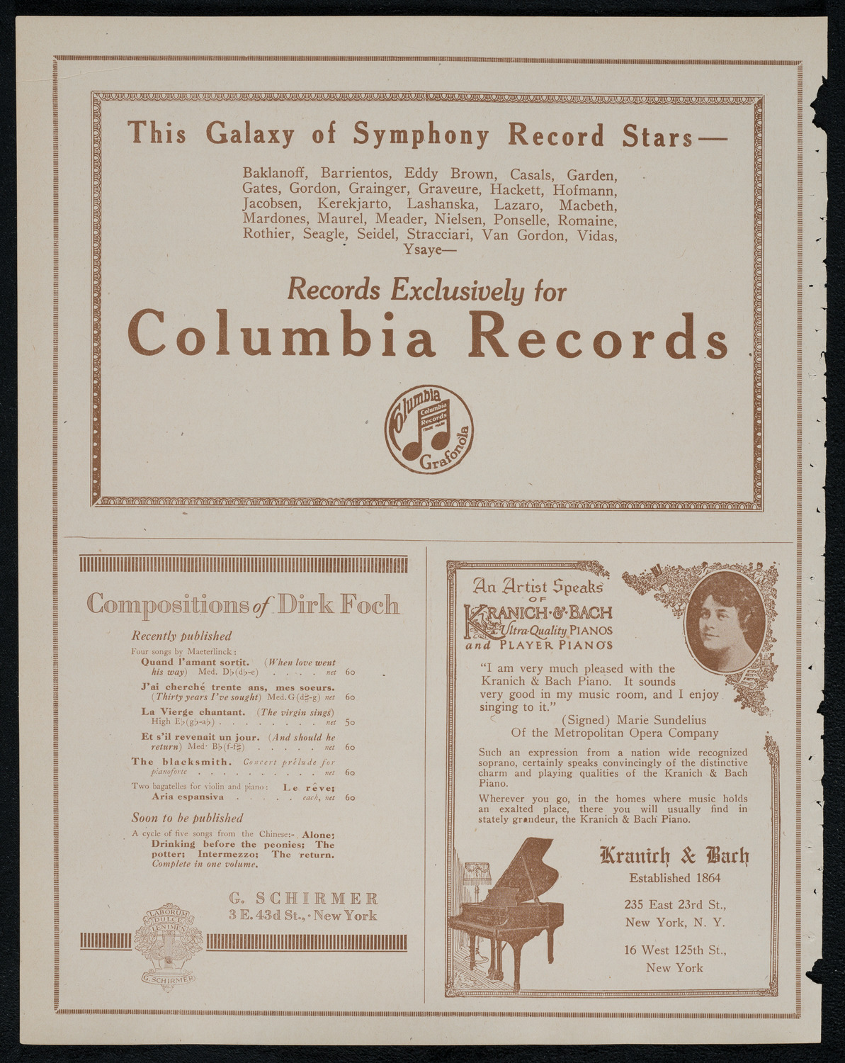 Burton Holmes Travelogue: Jerusalem, January 16, 1921, program page 6