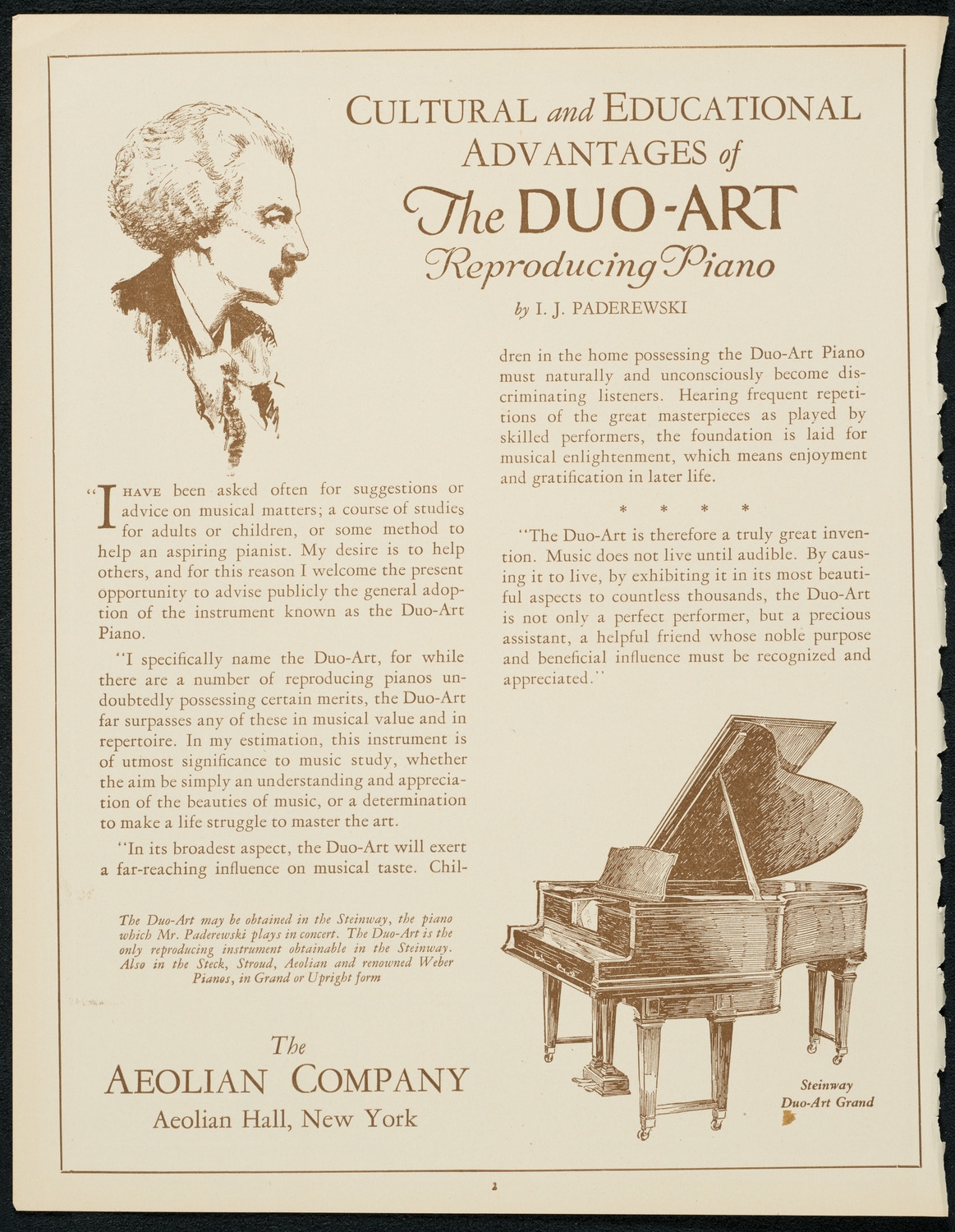 Oratorio Society of New York, December 26, 1923, program page 2