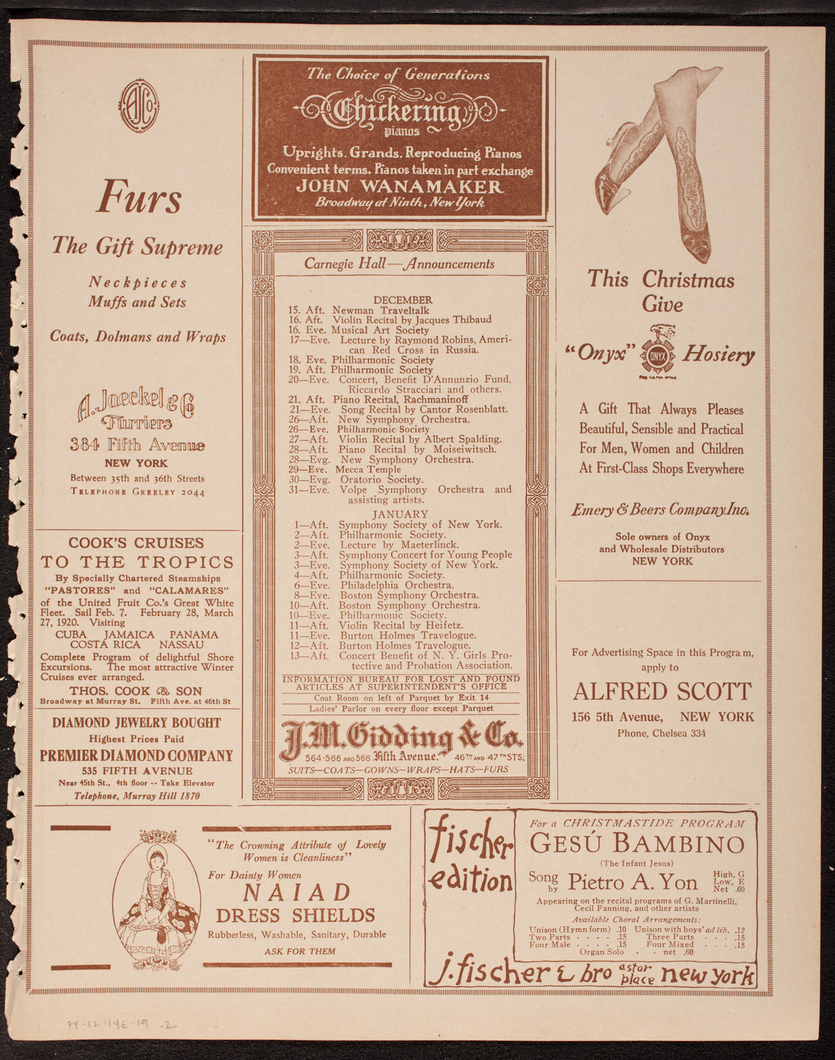 Newman Traveltalks: France Victorious, December 14, 1919, program page 3