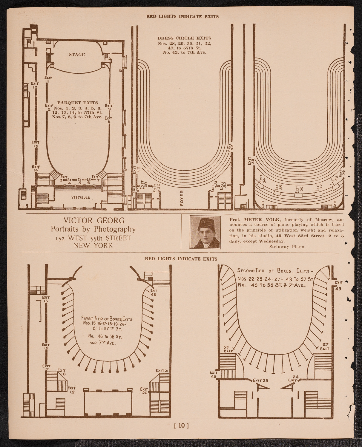Joseph Schwarz, Baritone, and Eddy Brown, Violin, December 17, 1921, program page 10