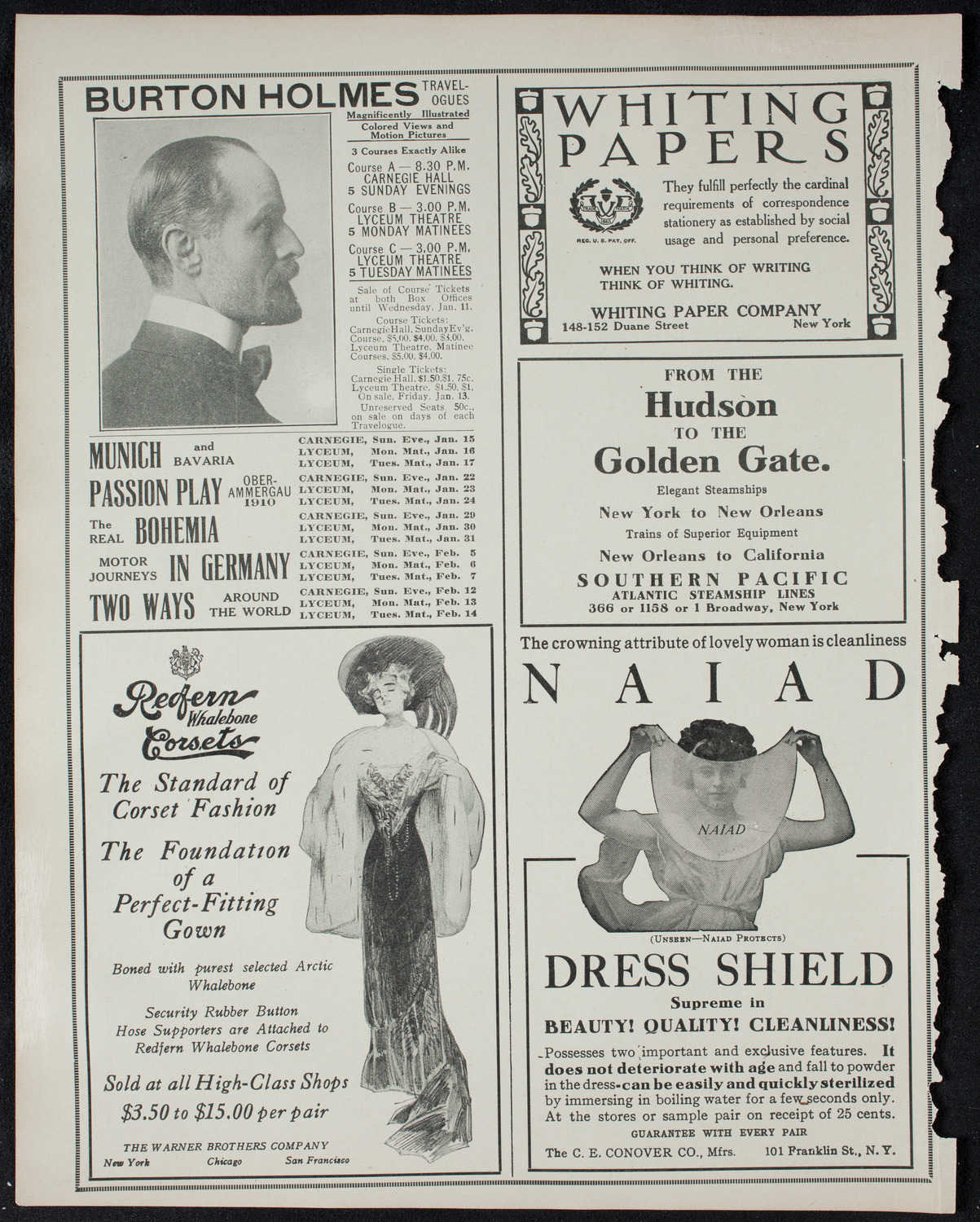 New York Philharmonic, January 10, 1911, program page 2