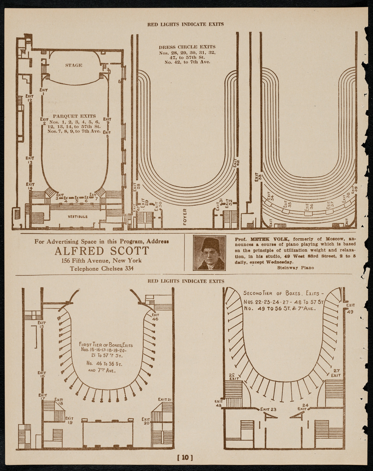 Josef Hofmann, Piano, February 22, 1922, program page 12