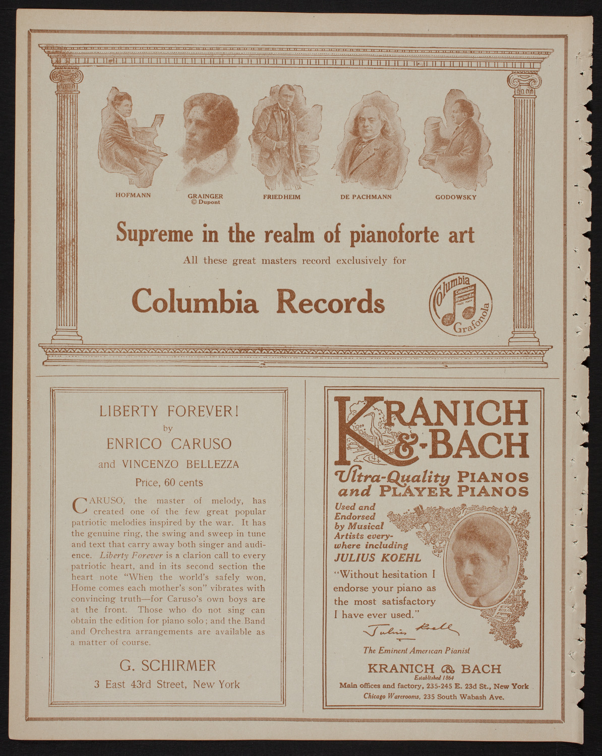British Empire Day Celebration, May 26, 1918, program page 6