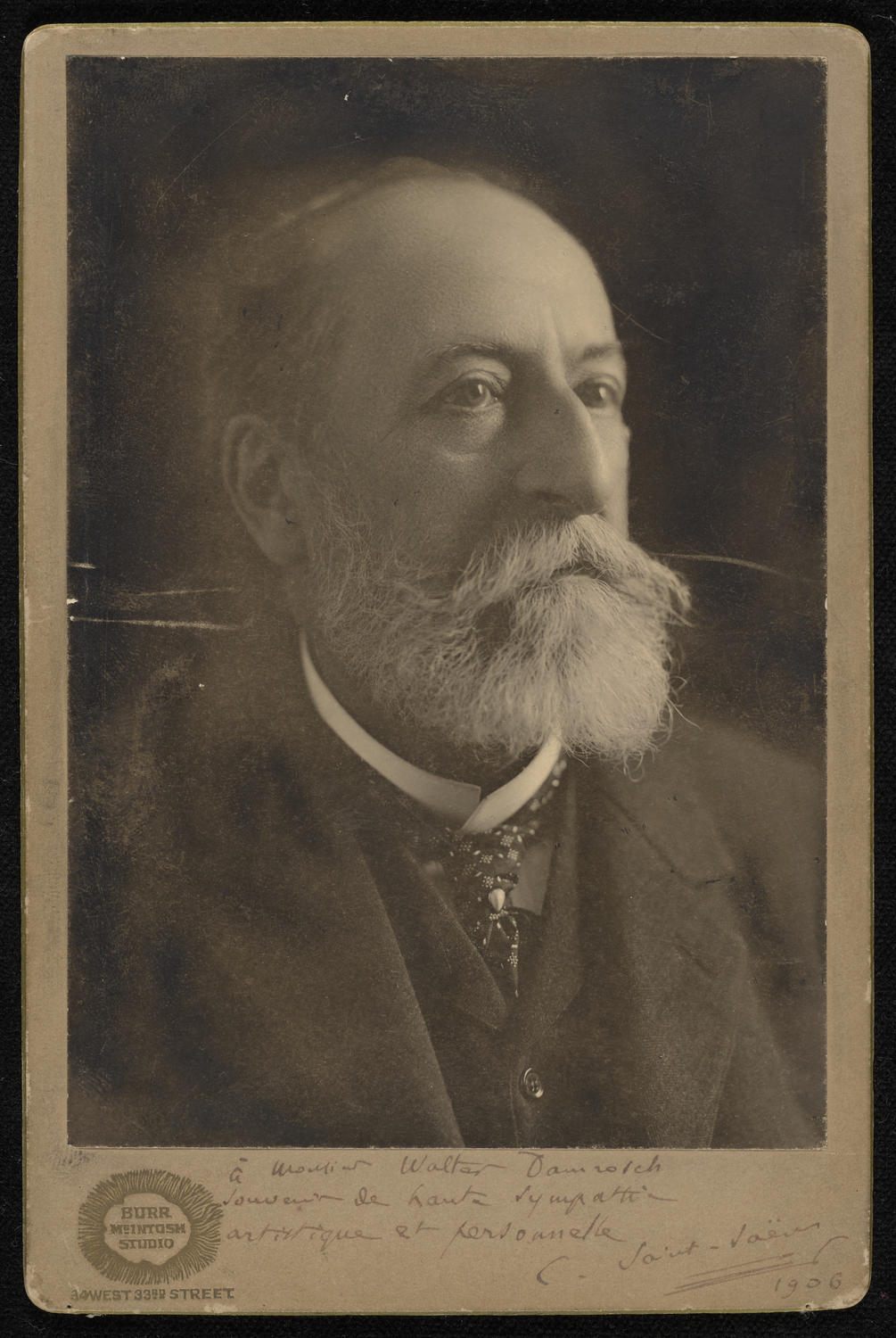 Camille Saint-Saëns, 1906