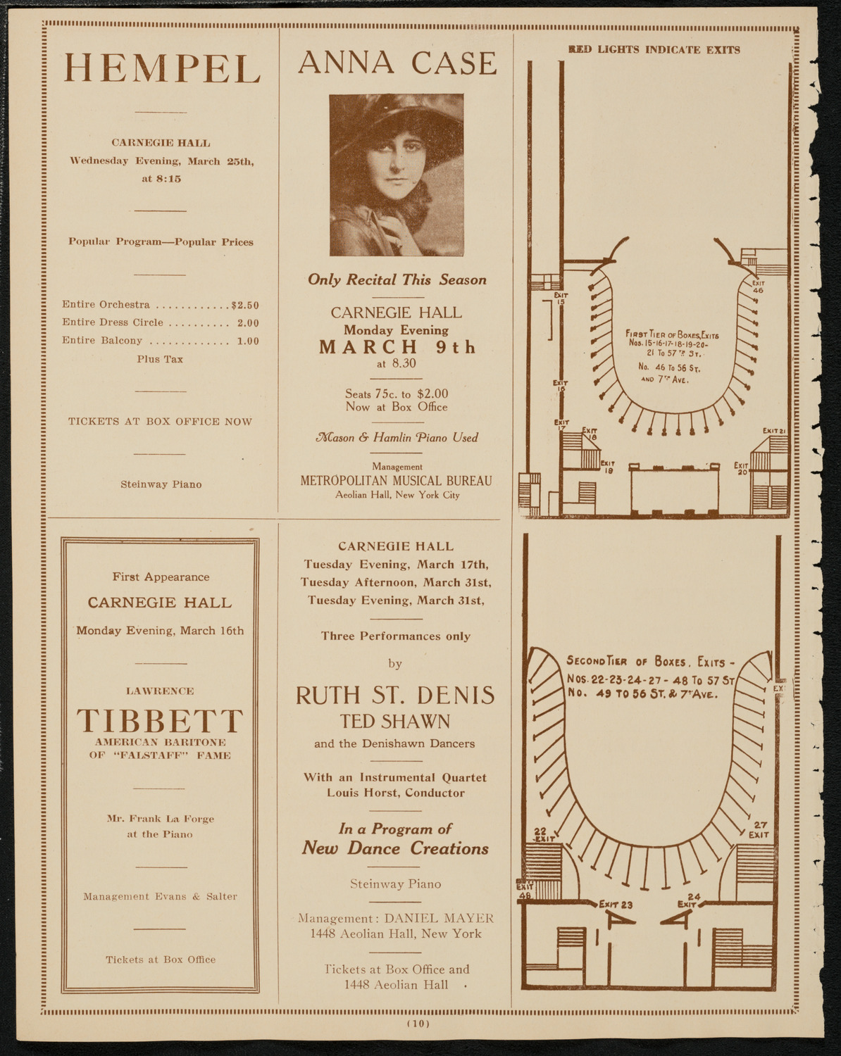 Maria Ivogun, Soprano, March 7, 1925, program page 10