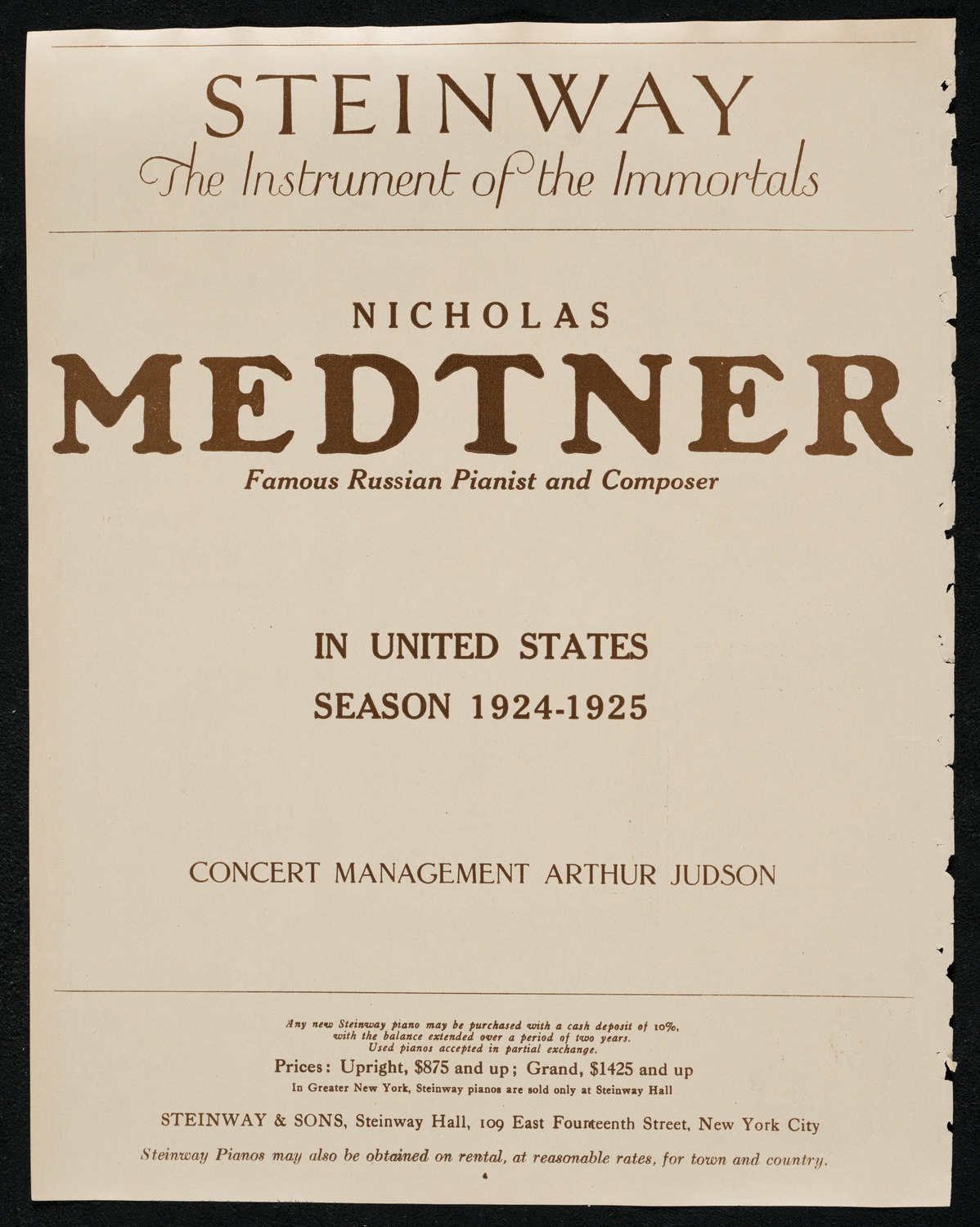 New York Symphony Orchestra, February 15, 1924, program page 4