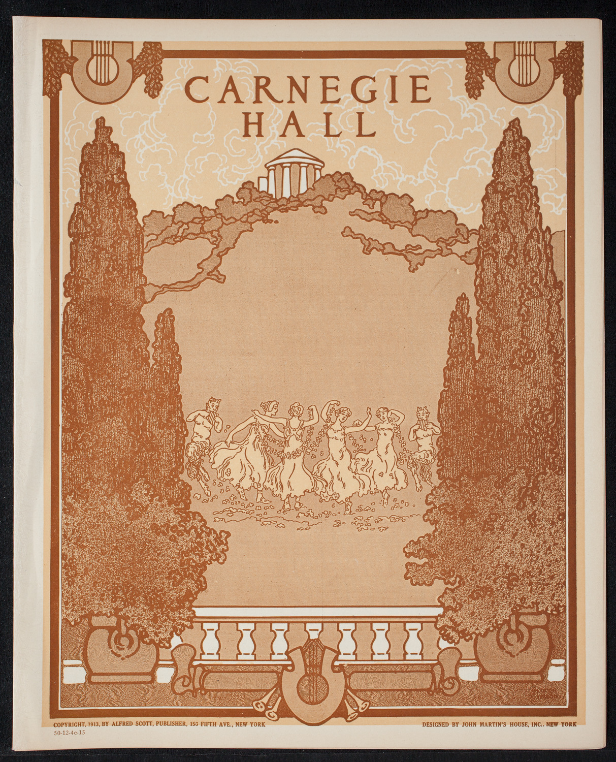New York Philharmonic, December 4, 1915, program page 1