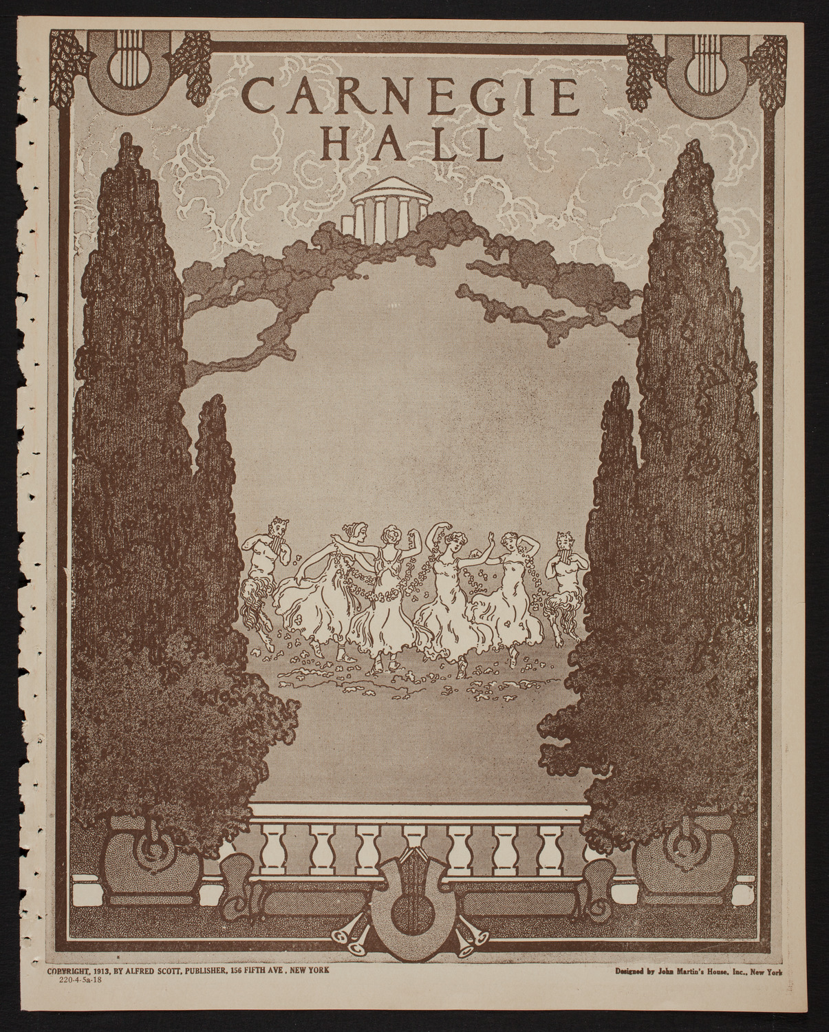 Margaret Matzenauer, Mezzo-Soprano, April 5, 1918, program page 1