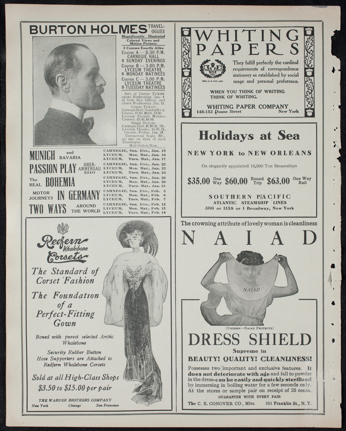 New York Philharmonic, January 3, 1911, program page 2