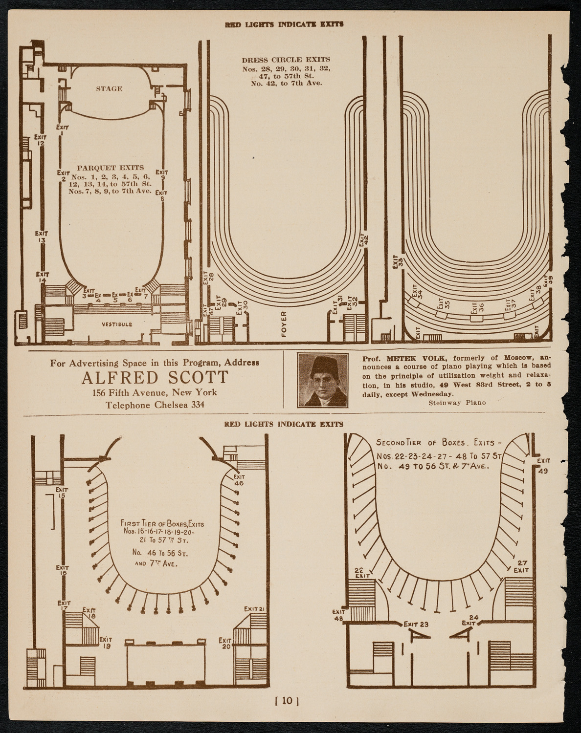 Society of the Friends of Music, February 1, 1922, program page 10