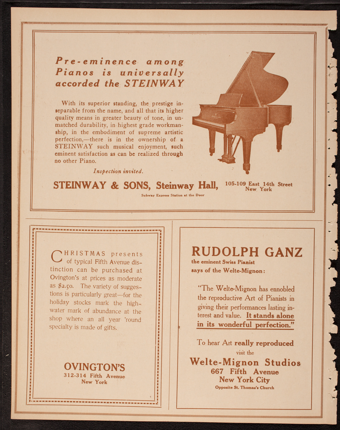 New York Banks' Glee Club, December 10, 1917, program page 4