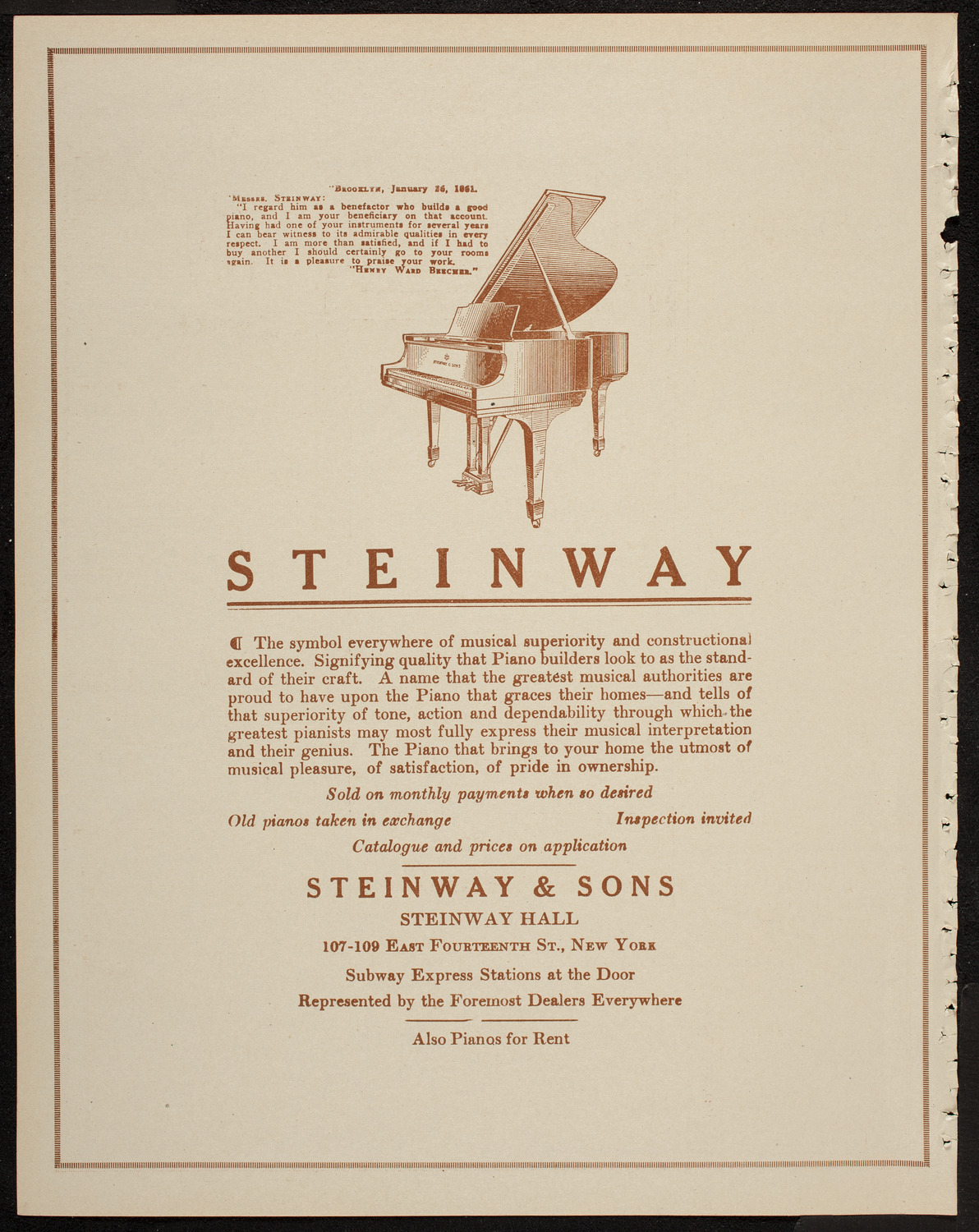 Boston Symphony Orchestra, March 20, 1920, program page 4