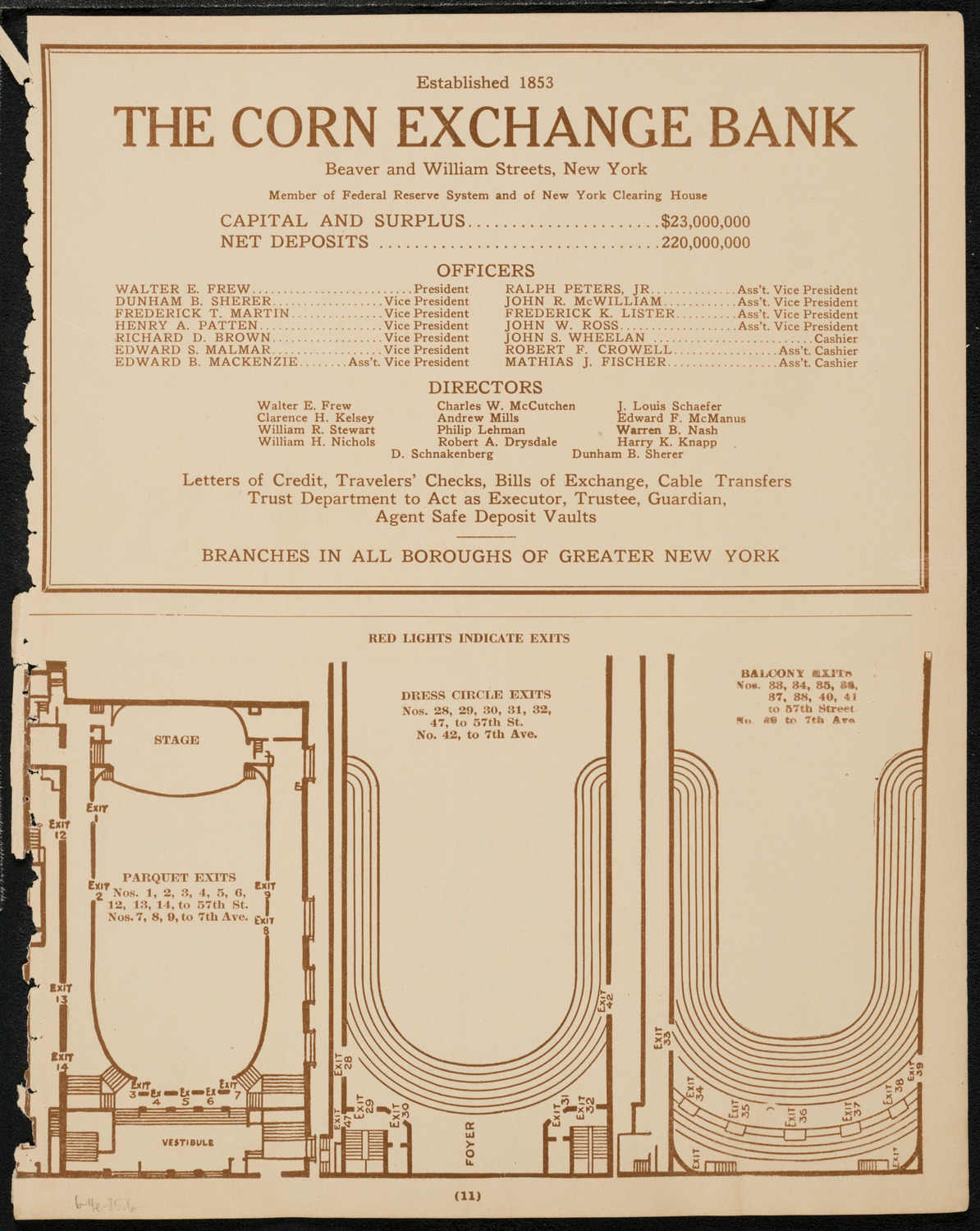 Stockholm University Singers, June 4, 1925, program page 11