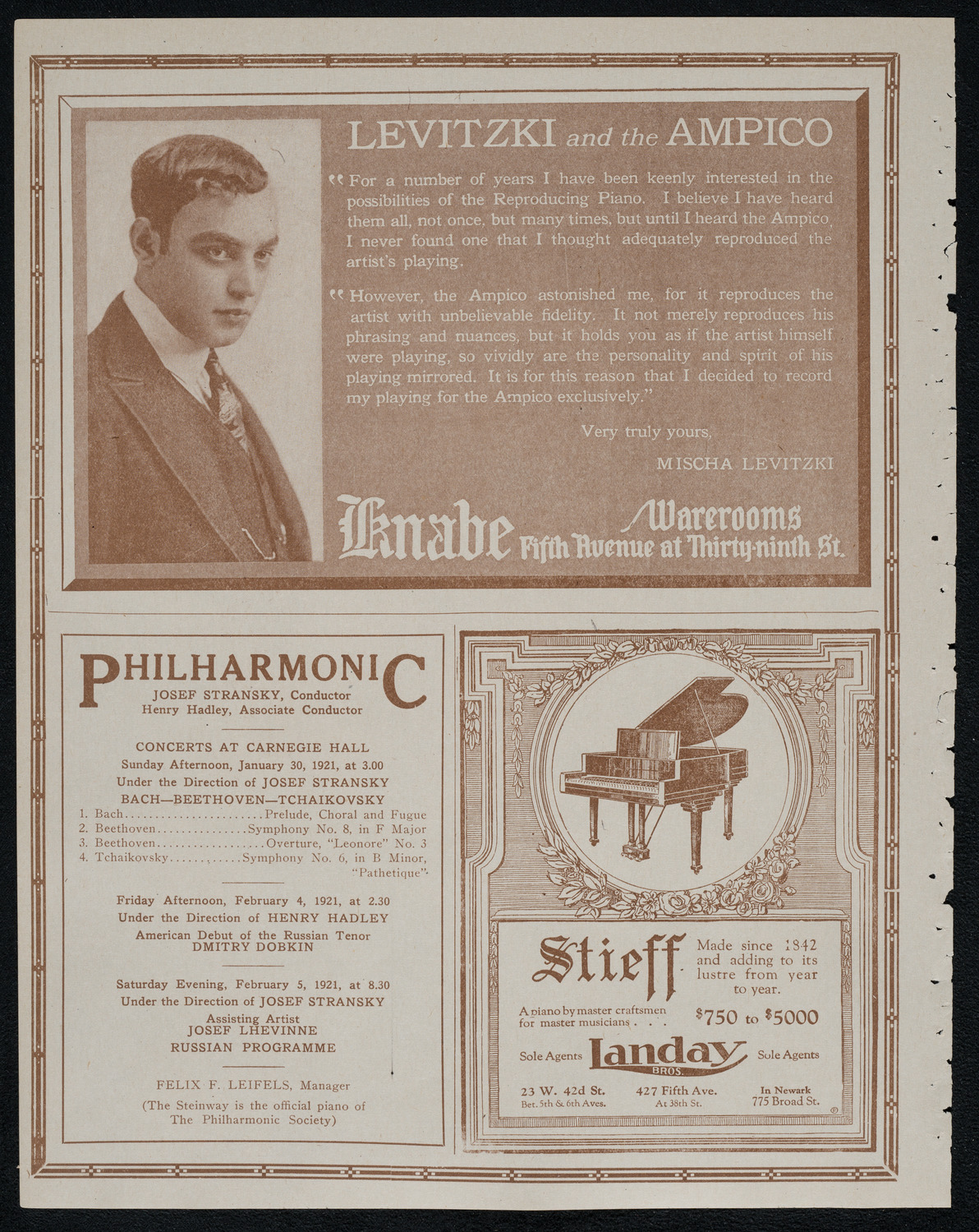Symphony Concert for Young People, January 29, 1921, program page 12