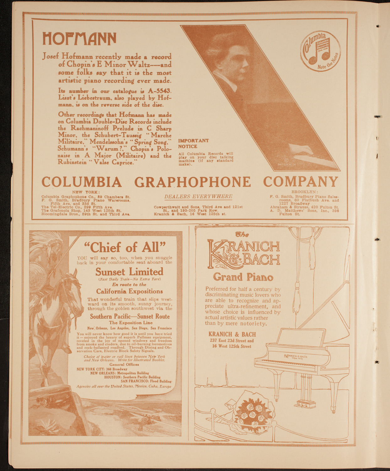 Burton Holmes Travelogue: Ireland, February 1, 1915, program page 6