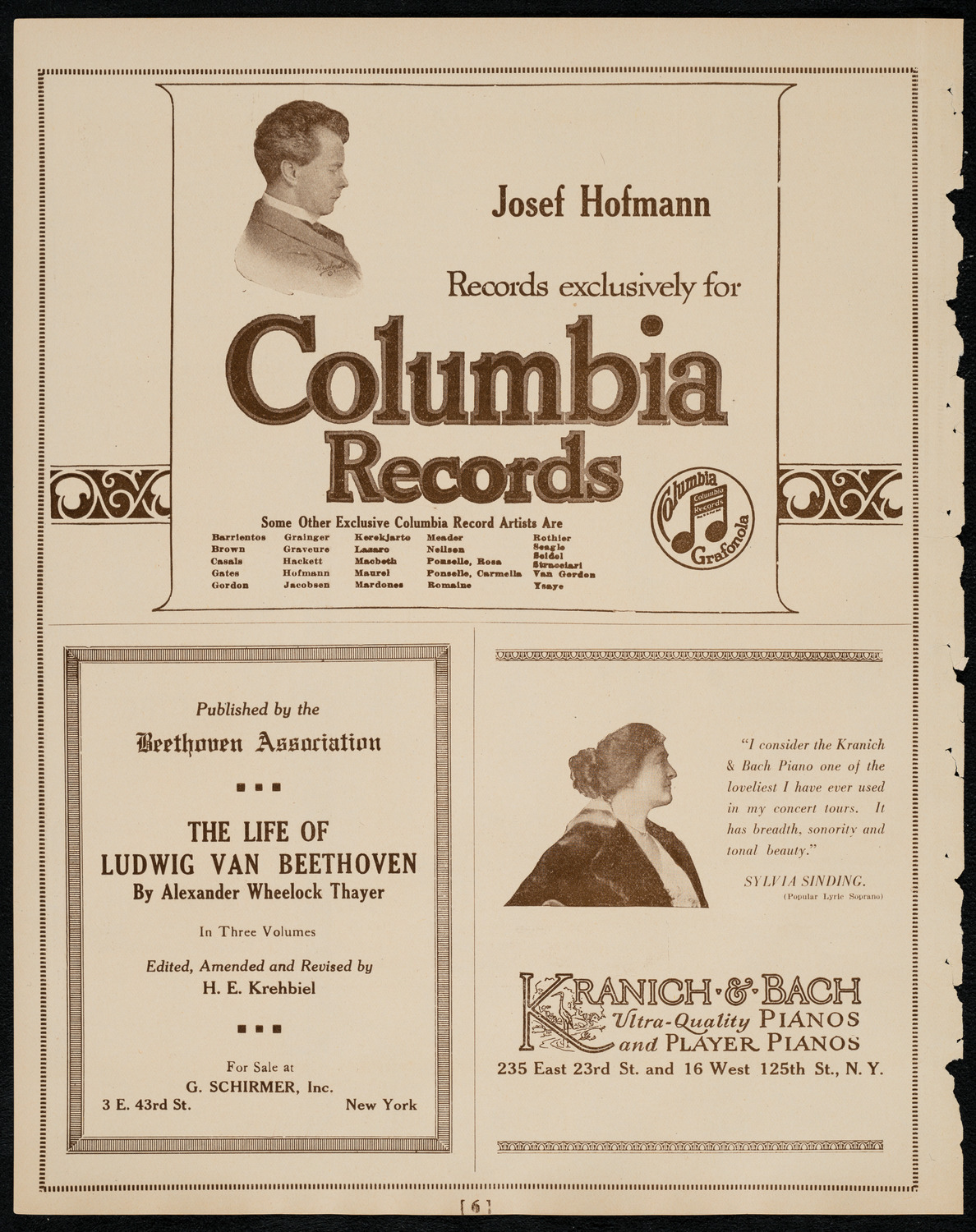Burton Holmes Travelogue: Mexico, January 8, 1922, program page 6
