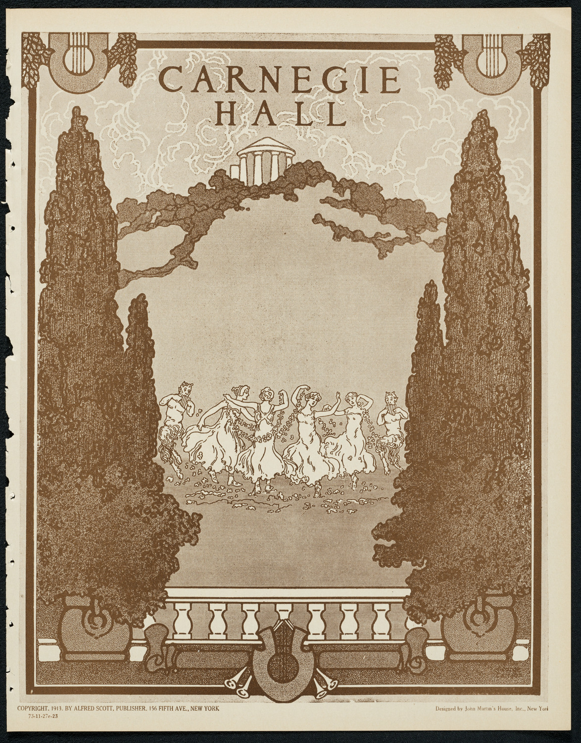 Frieda Hempel, Soprano, November 27, 1923, program page 1