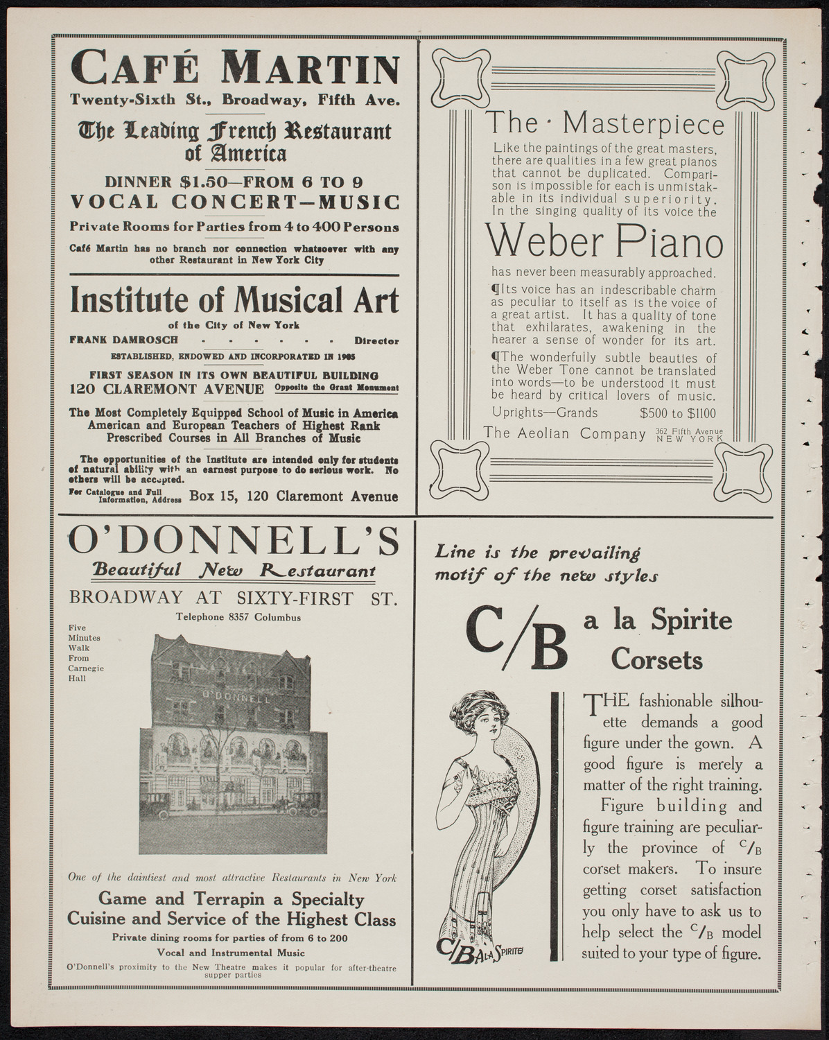 Shakespeare Birthday Festival: The Ben Greet Players and The Volpe Symphony Orchestra, April 22, 1911, program page 6
