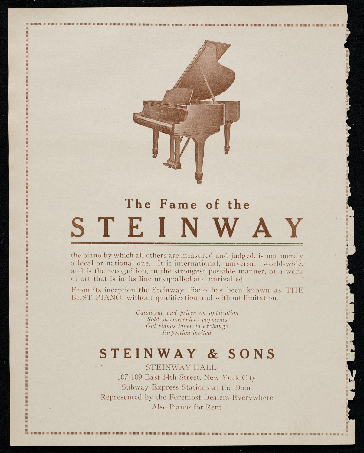 Leopold Godowsky, Piano, October 11, 1920, program page 4