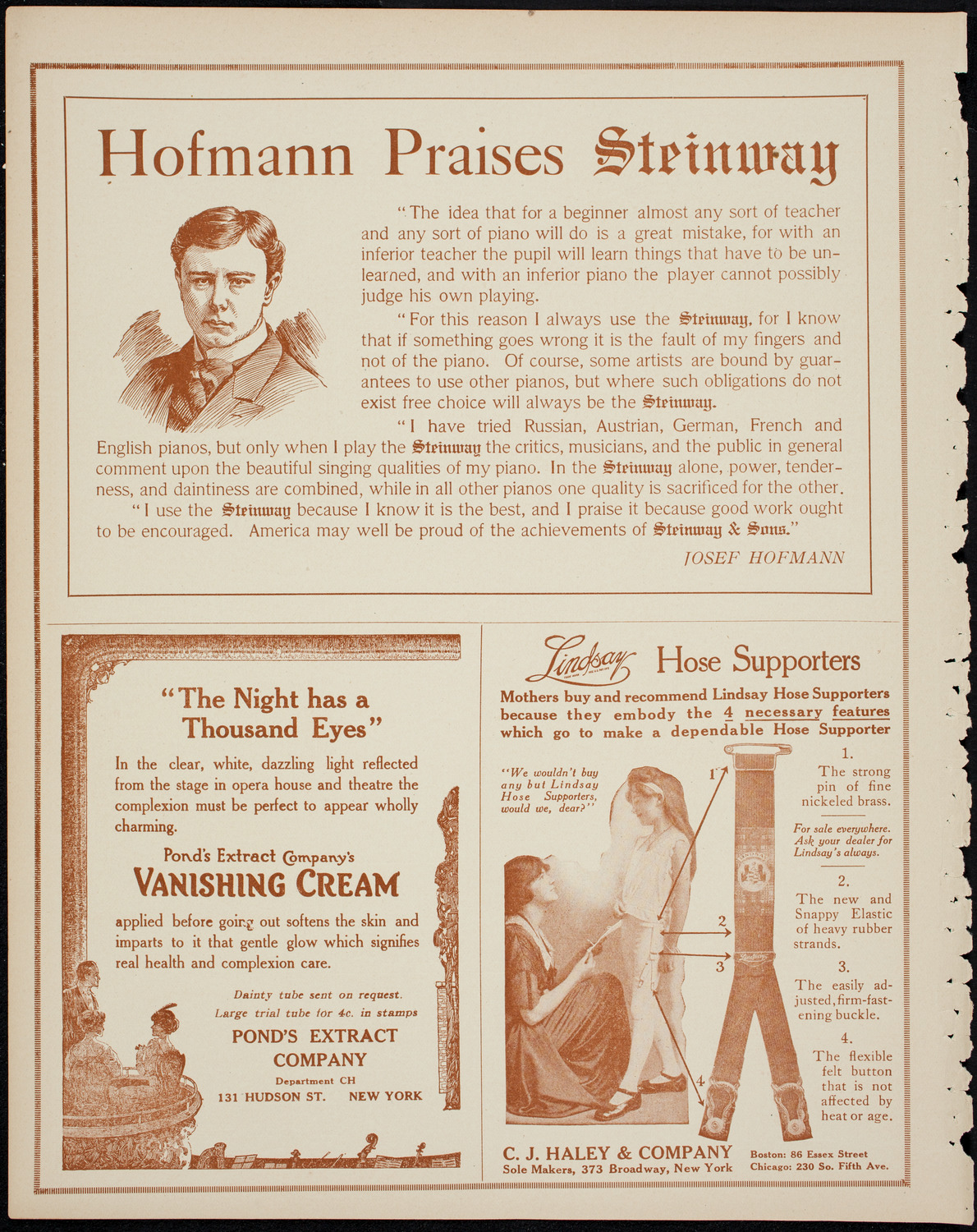 Graduation: New York College of Dentistry, June 8, 1914, program page 4