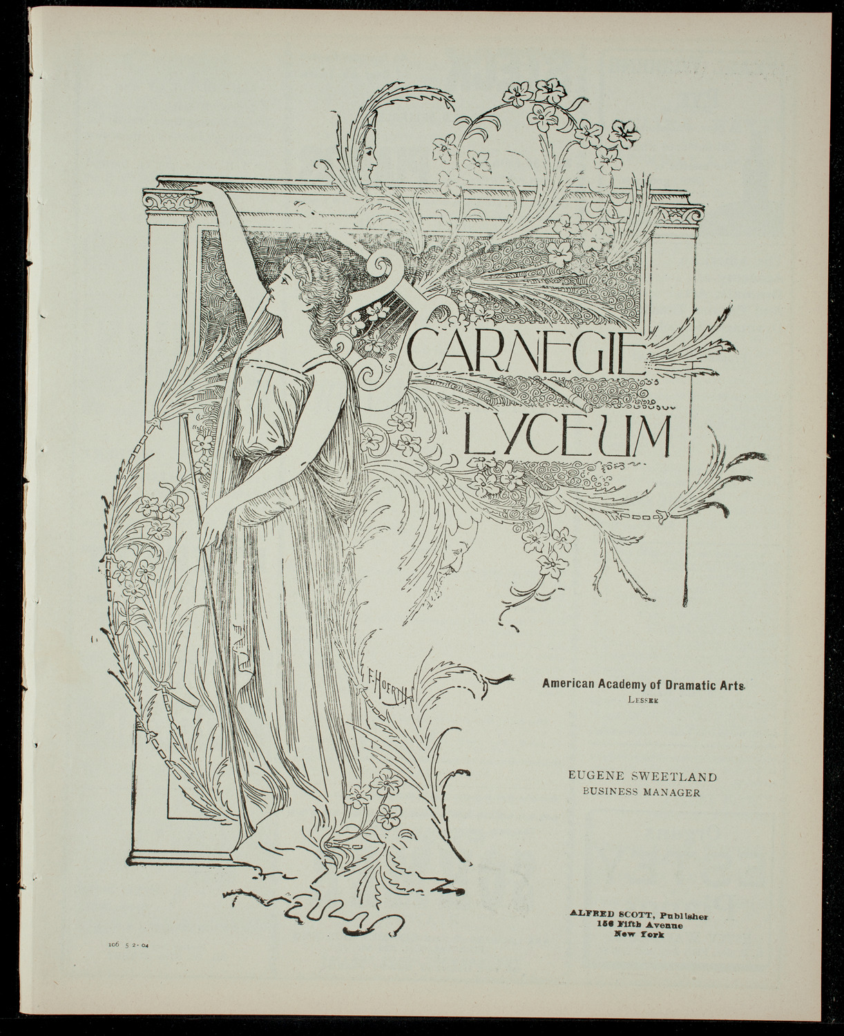 "Such is the Law" by Mary H. Ewer, May 2, 1904, program page 1