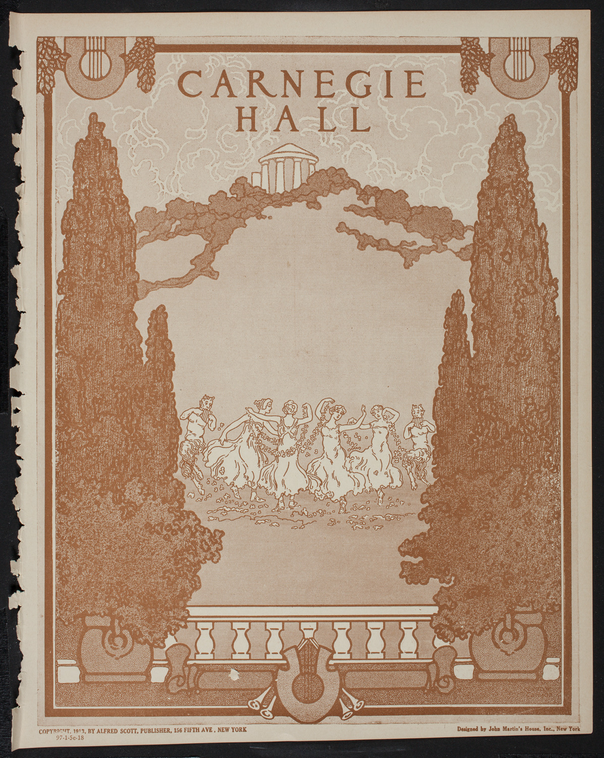 New York Symphony Orchestra, January 5, 1918, program page 1