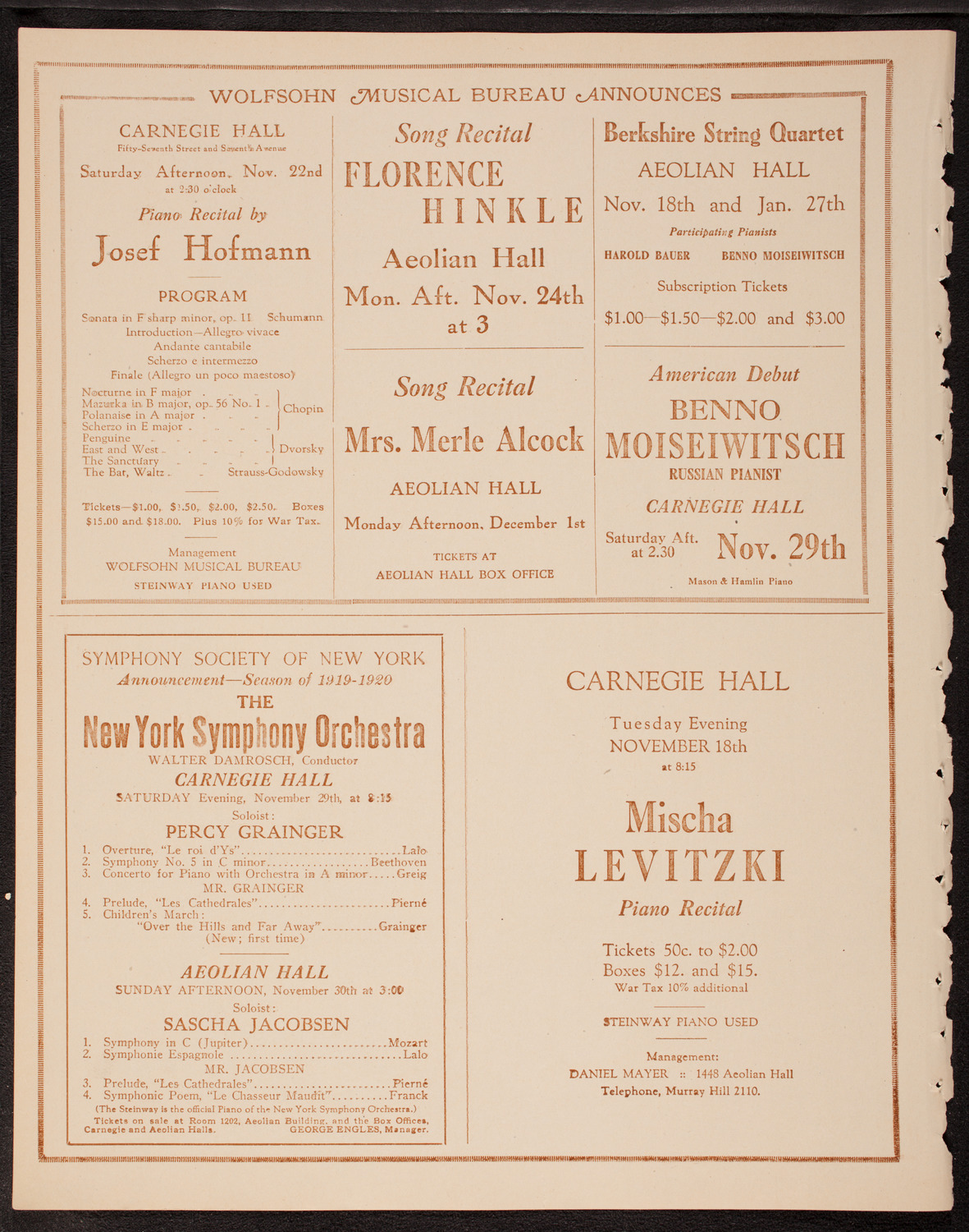 Newman Traveltalks: Alsace-Lorraine, November 17, 1919, program page 8