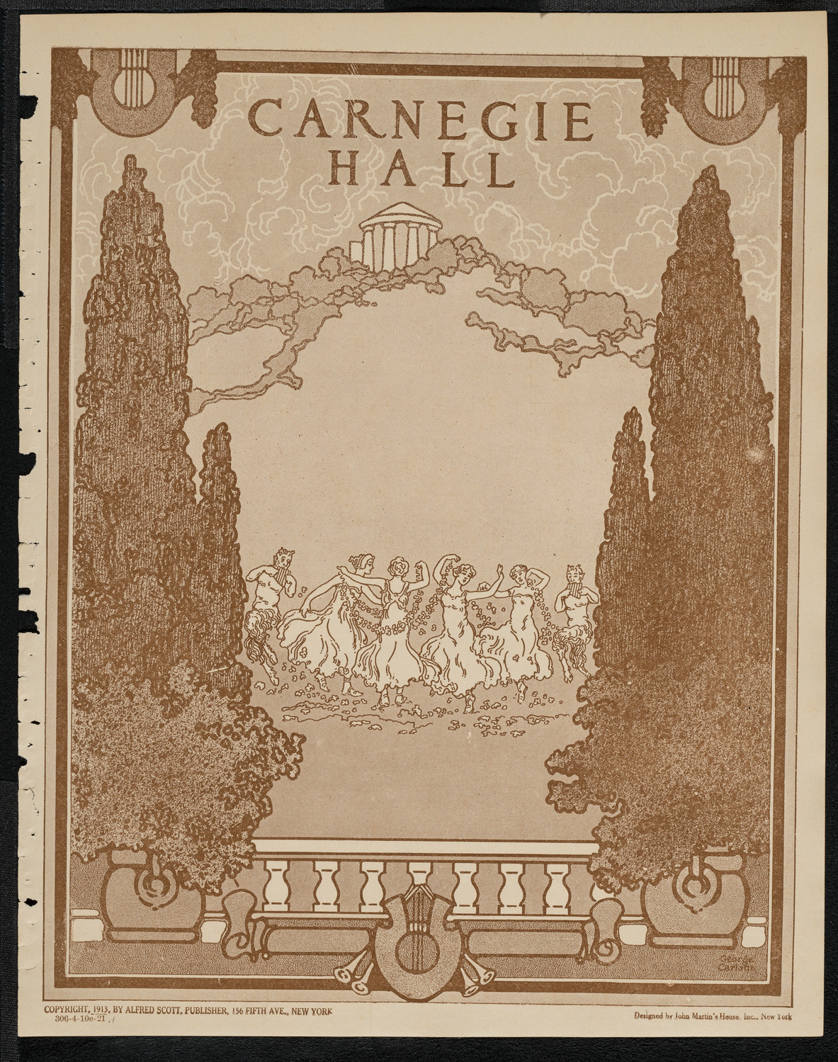 National Symphony Orchestra, April 10, 1921, program page 1