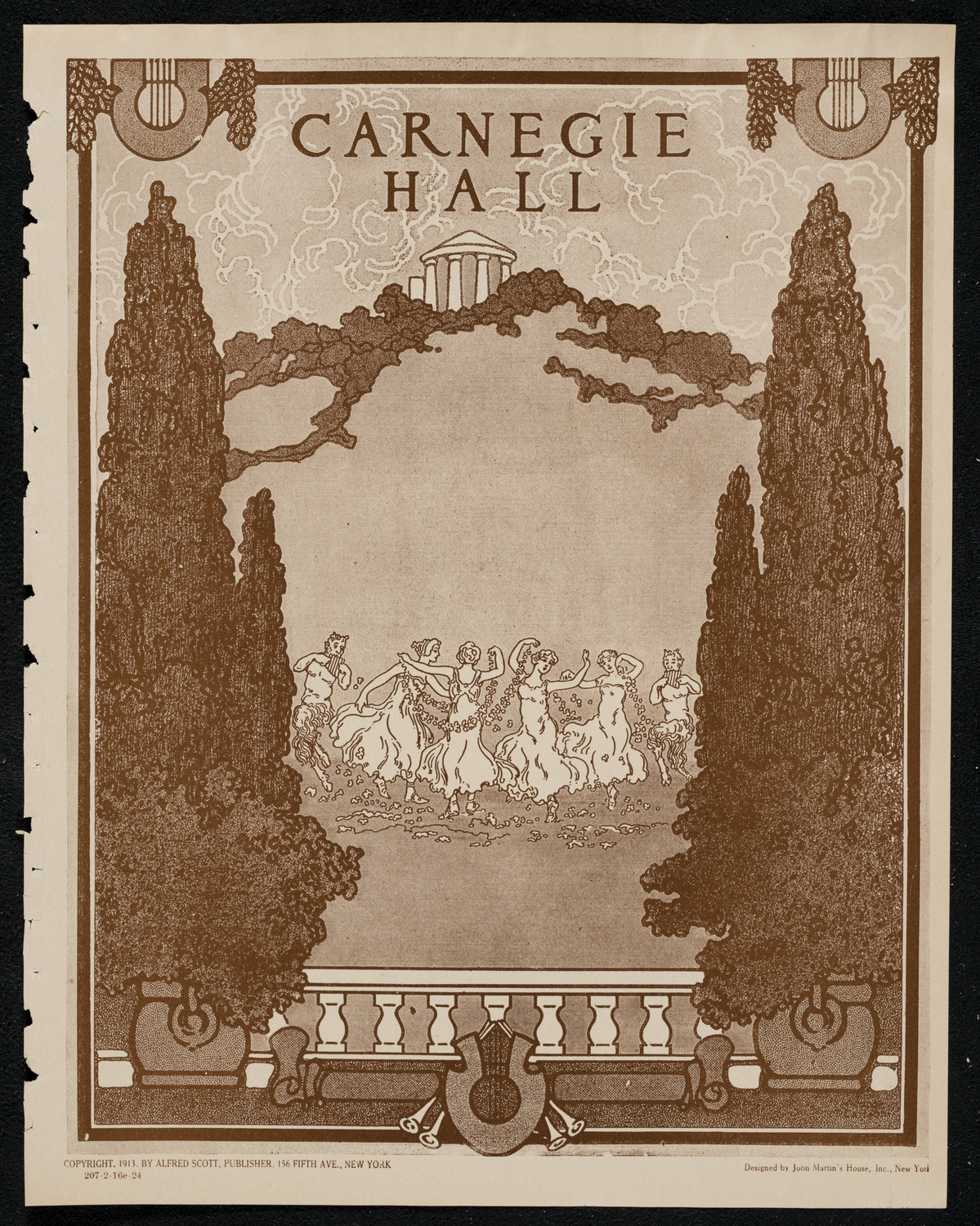 New York Philharmonic, February 16, 1924, program page 1