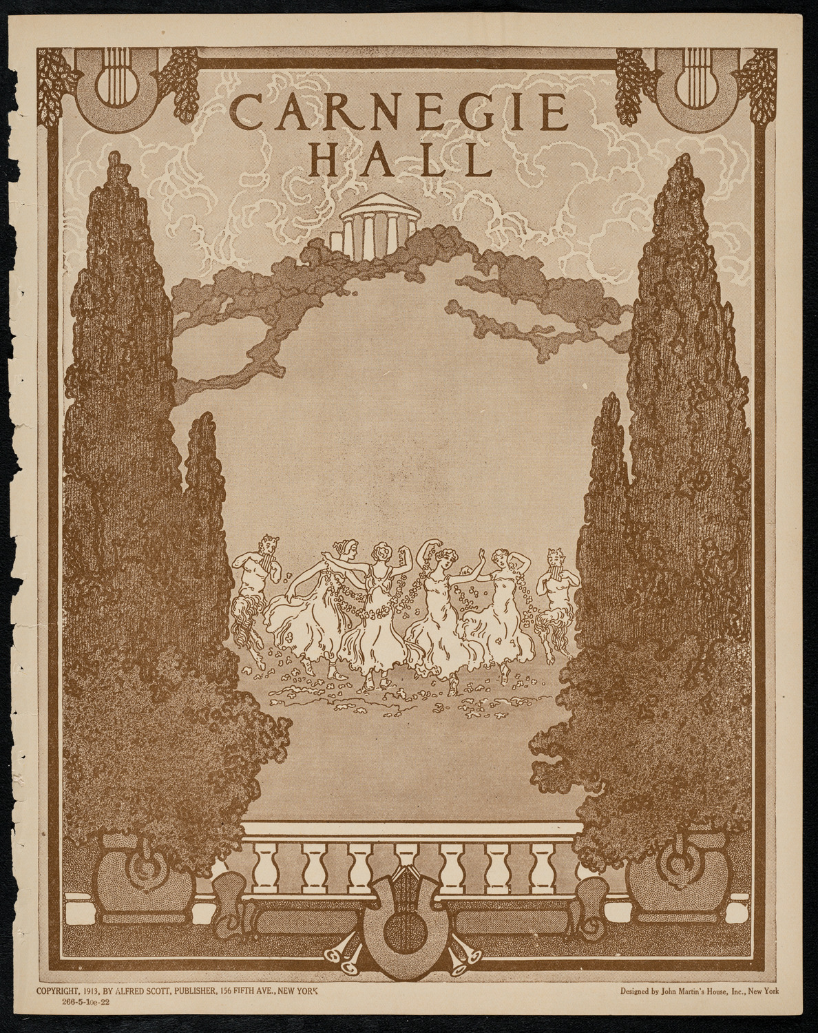 Sir Arthur Conan Doyle, May 10, 1922, program page 1