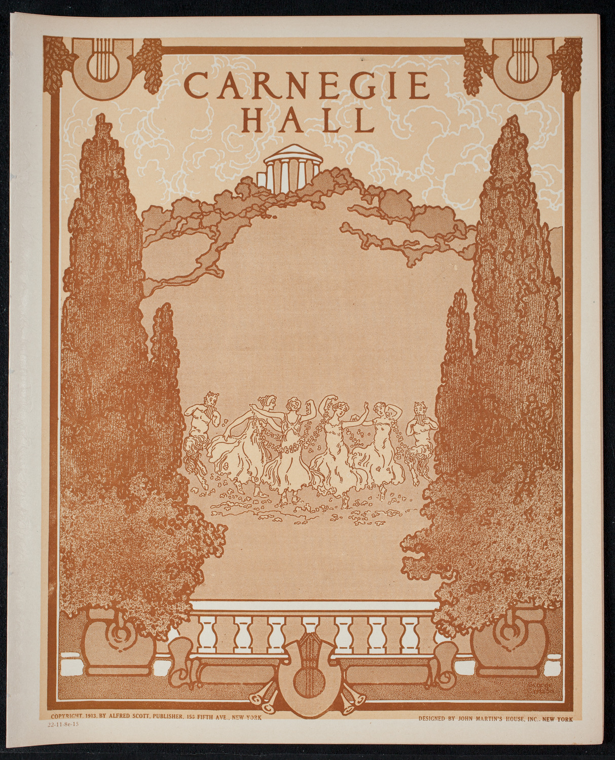 Percy Hemus, Baritone, November 8, 1915, program page 1