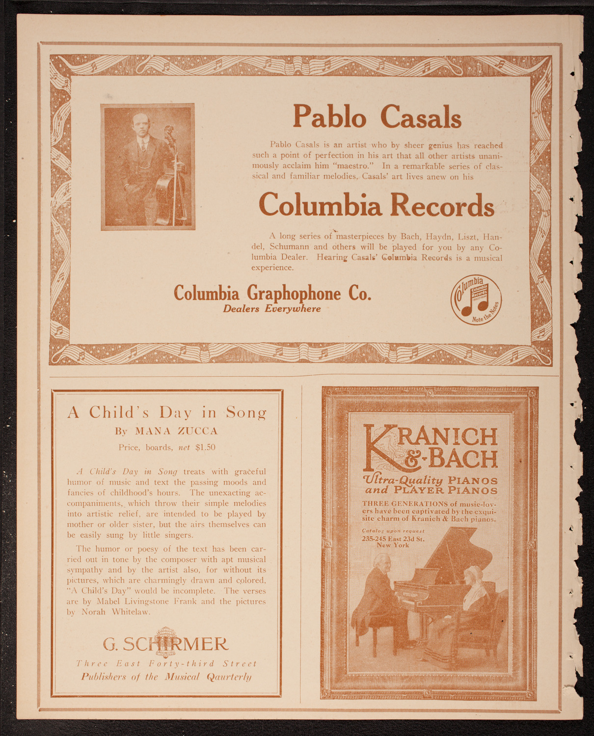 Newman Traveltalks: Peking, March 12, 1917, program page 6