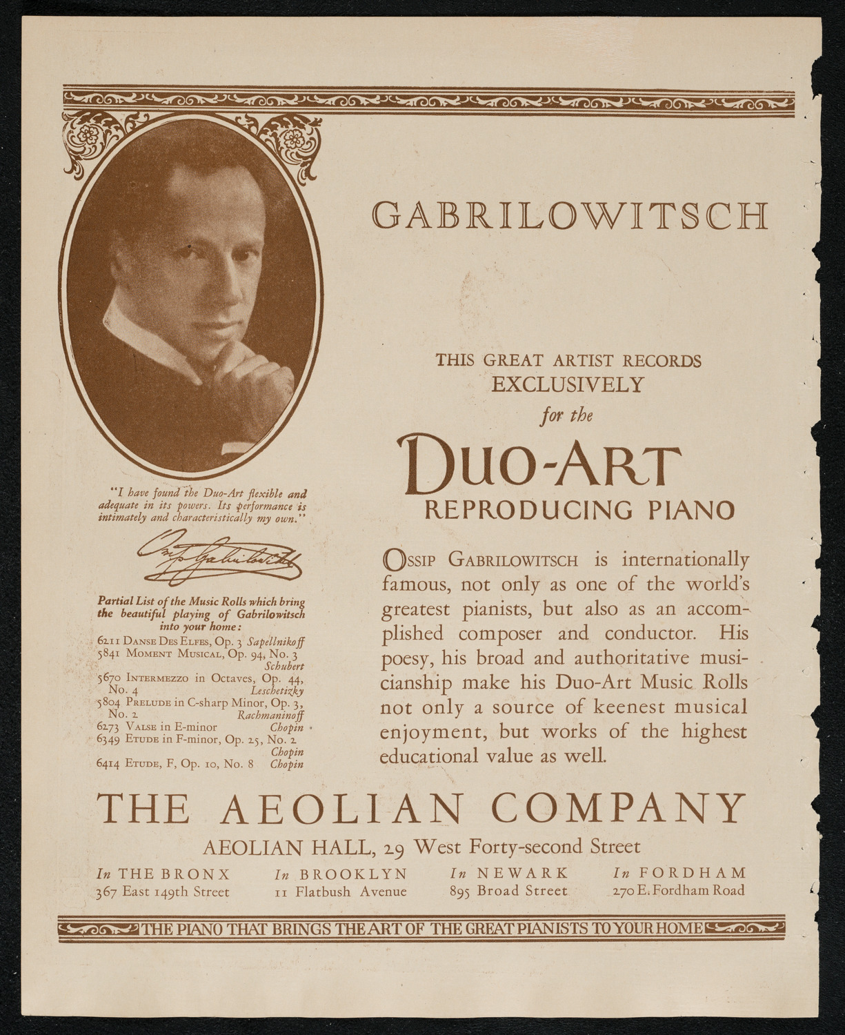 State Symphony Orchestra of New York, December 10, 1924, program page 2