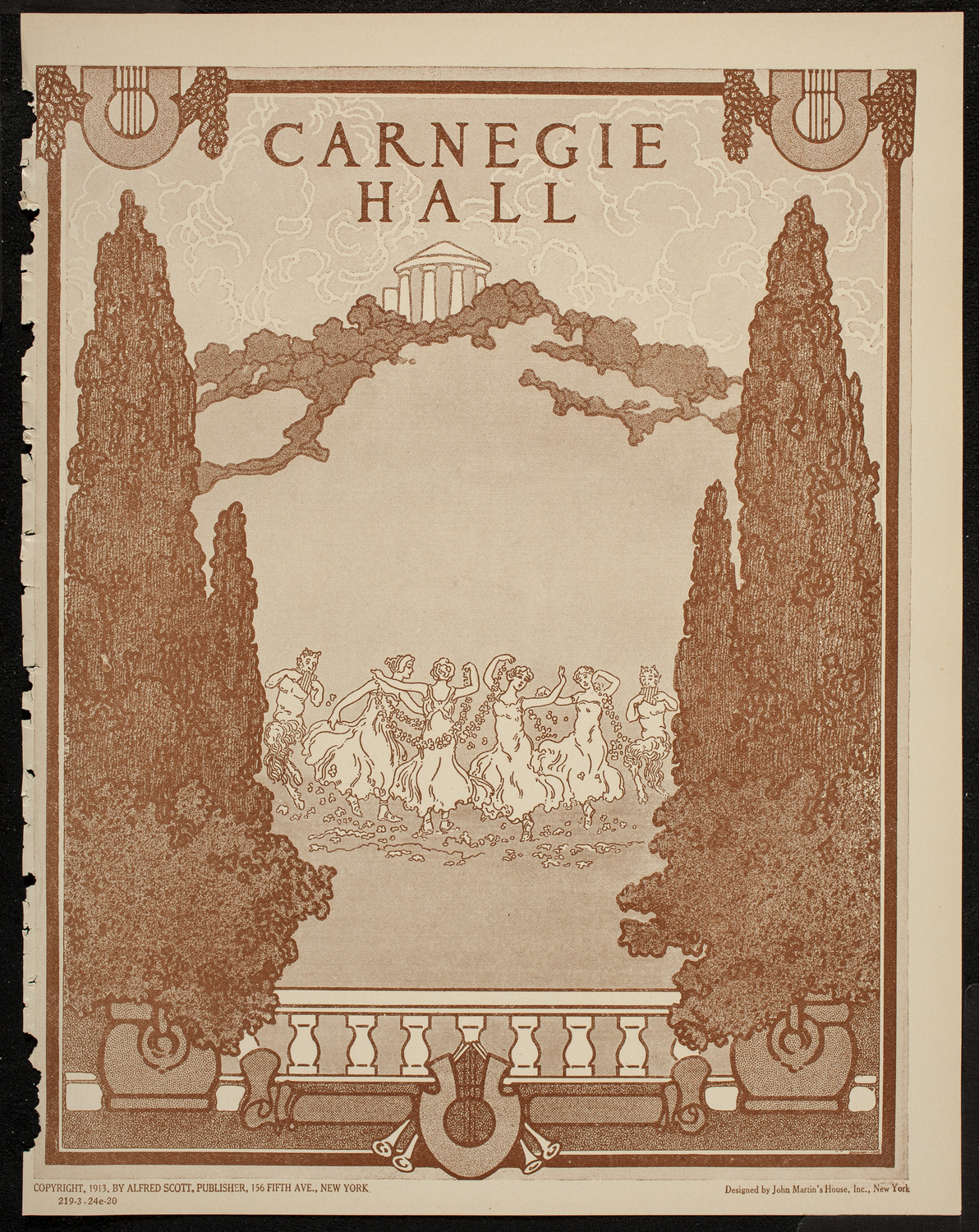 Schola Cantorum of New York, March 24, 1920, program page 1