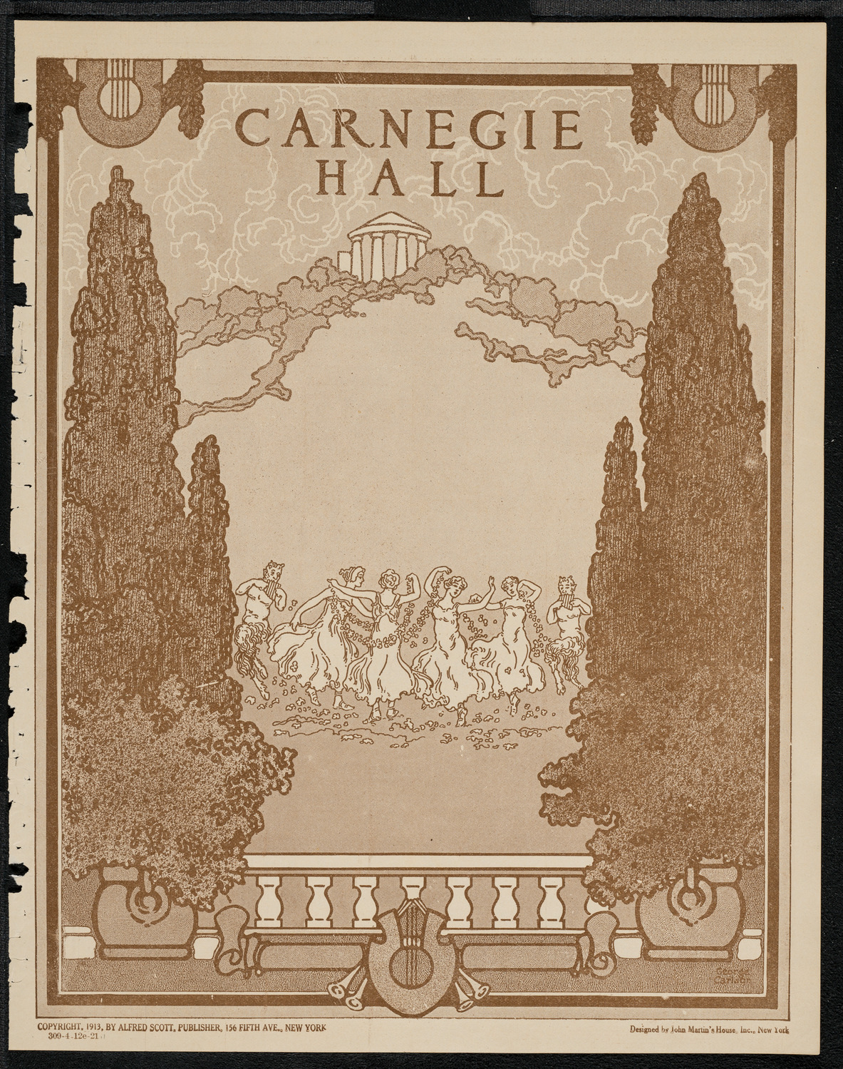 New York Banks' Glee Club, April 12, 1921, program page 1