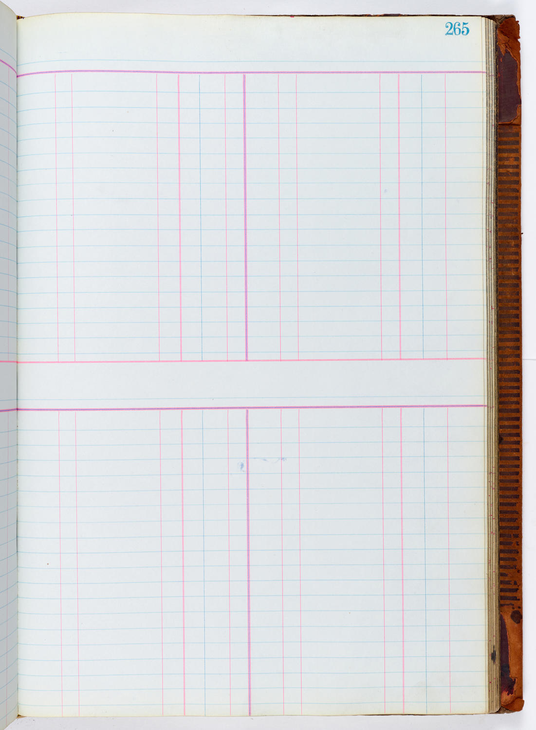 Music Hall Accounting Ledger, volume 1, page 265