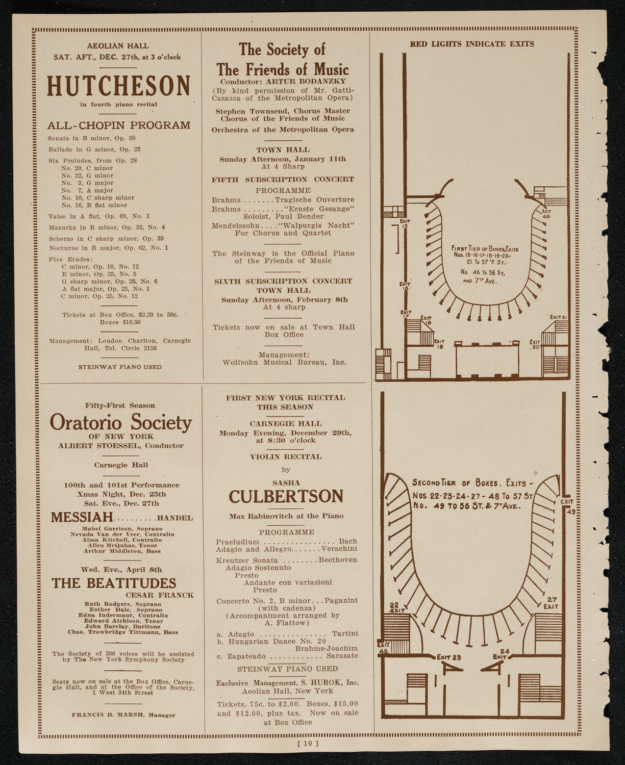 State Symphony Orchestra of New York, December 21, 1924, program page 10