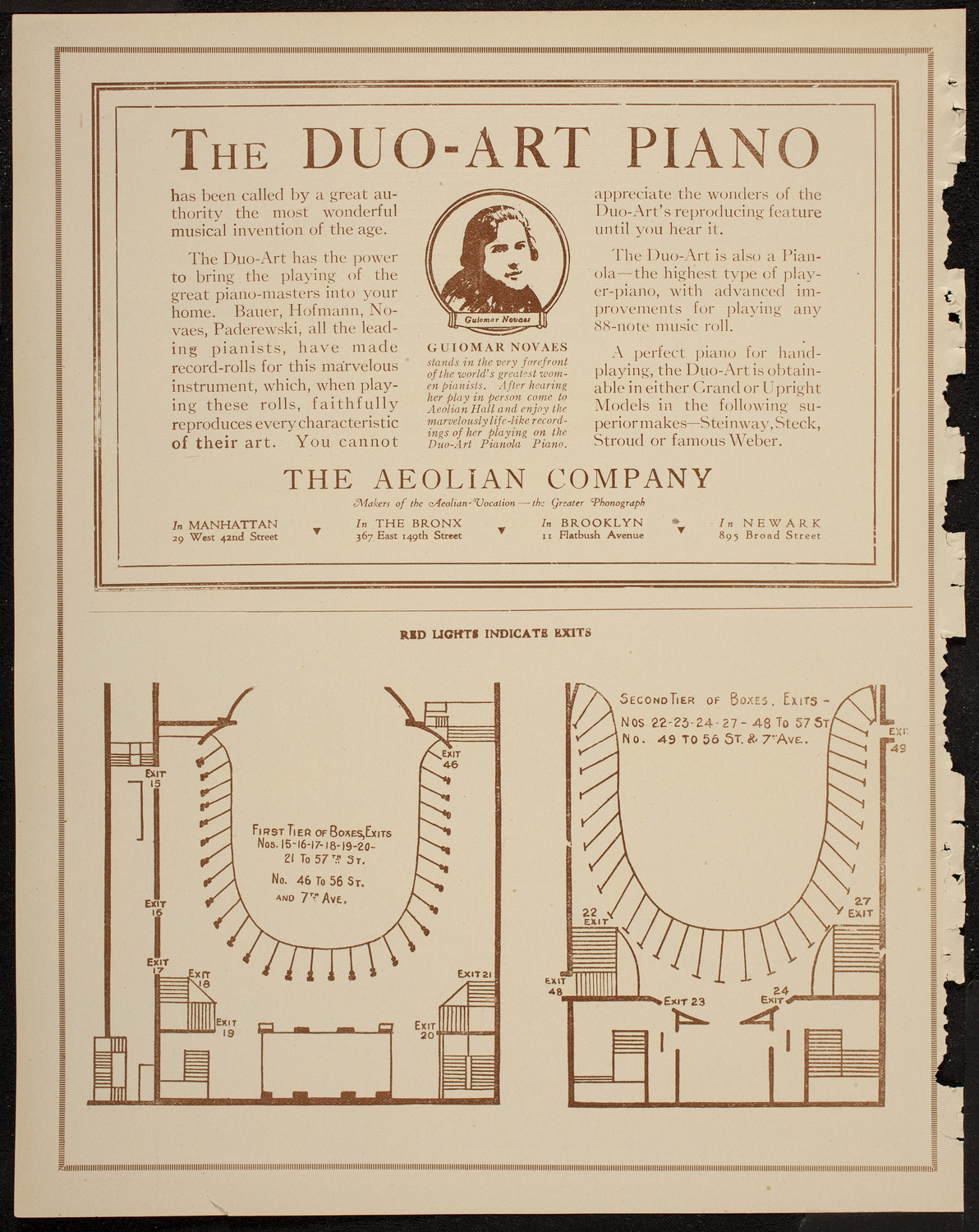 New York Philharmonic, February 27, 1920, program page 10
