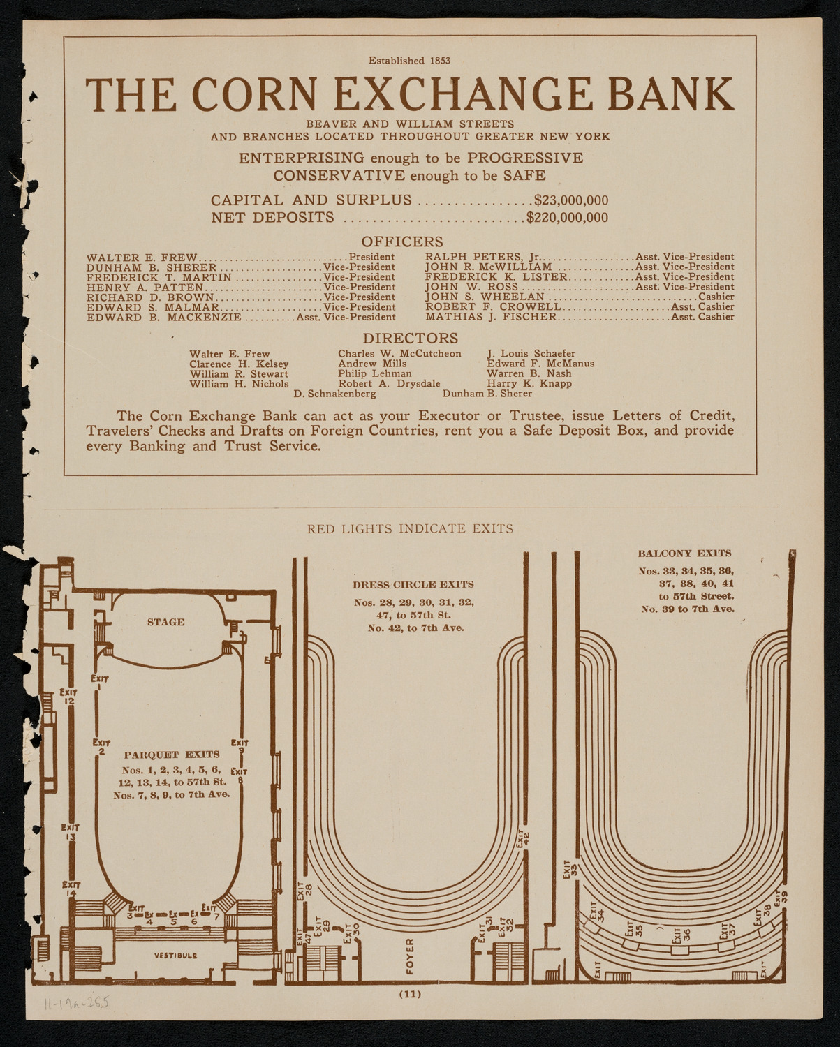 New York Symphony Orchestra, November 19, 1925, program page 9