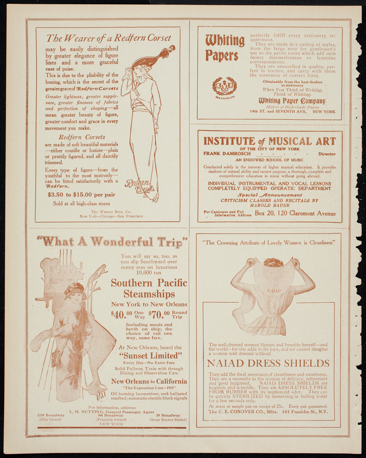 Benefit: New York Red Cross Hospital, February 27, 1914, program page 2