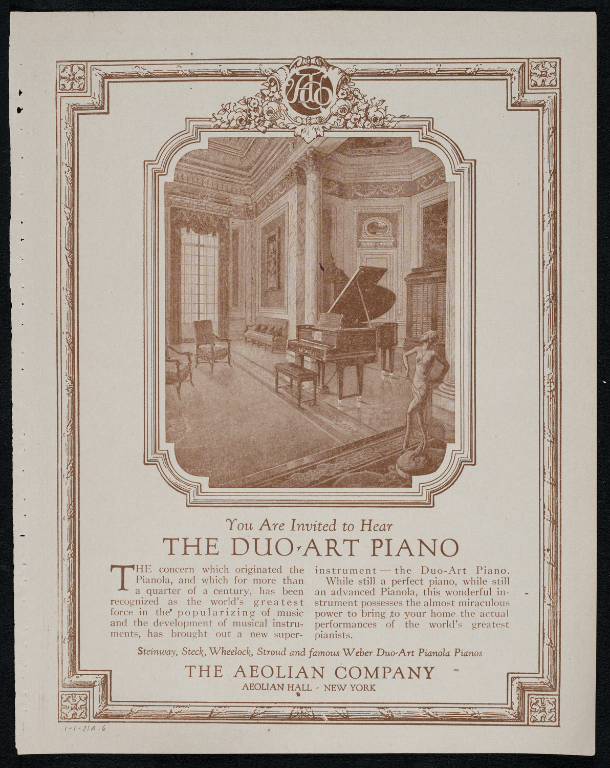 Symphony Concert for Young People, January 1, 1921, program page 11