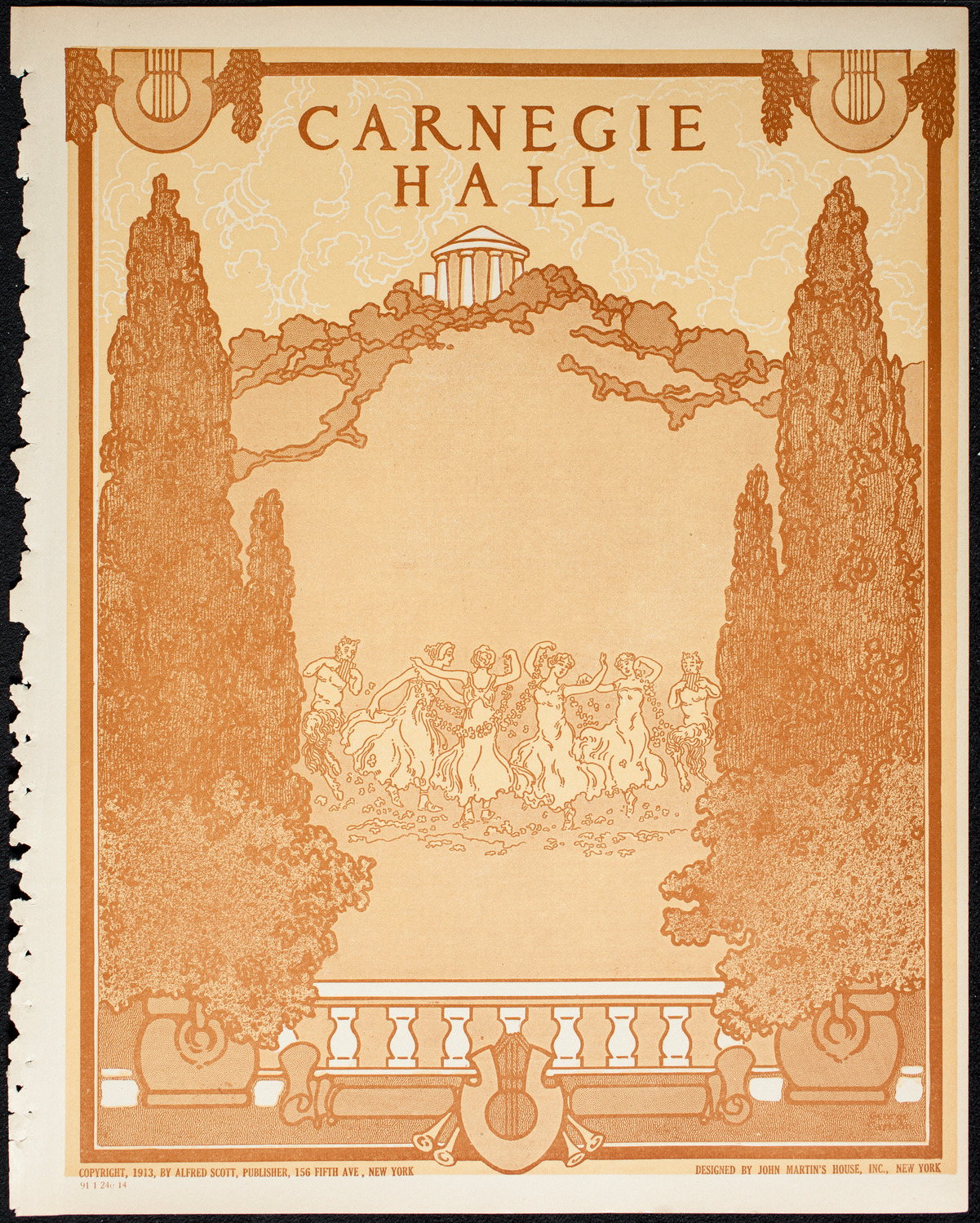 United Hebew Trades of New York 25th Anniversary Festival, January 24, 1914, program page 1